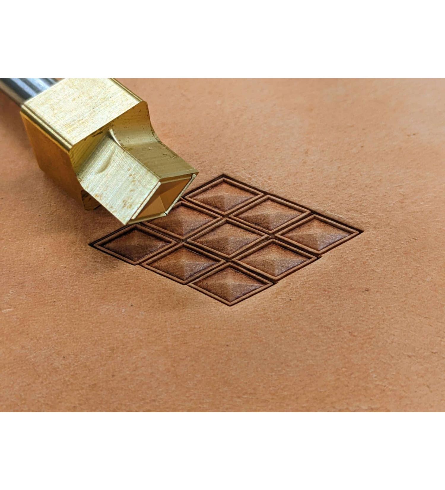 Hollow Diamond Leather Craft Stamp 46 - Premium Quality Tool for Leatherworking - Buy Online on GoSupps.com
