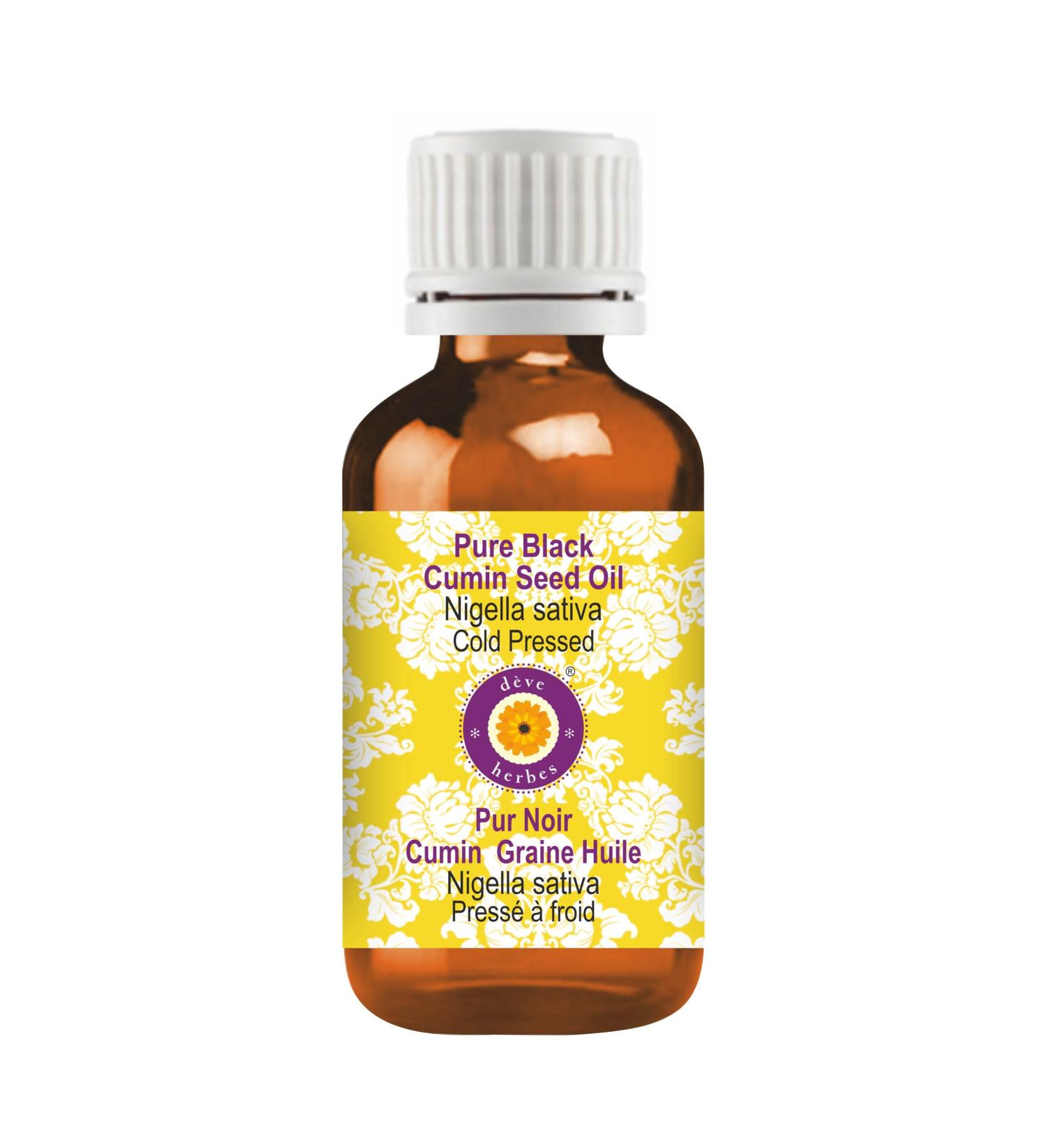 Huile de base (Nigella sativa) 100% naturelle de qualit th rapeutique graines de cumin noir (Kalaunji) Deve Herbes press e froid 15ml (0 50 oz) 15 ml (Lot de 1) - Buy Online on GoSupps.com