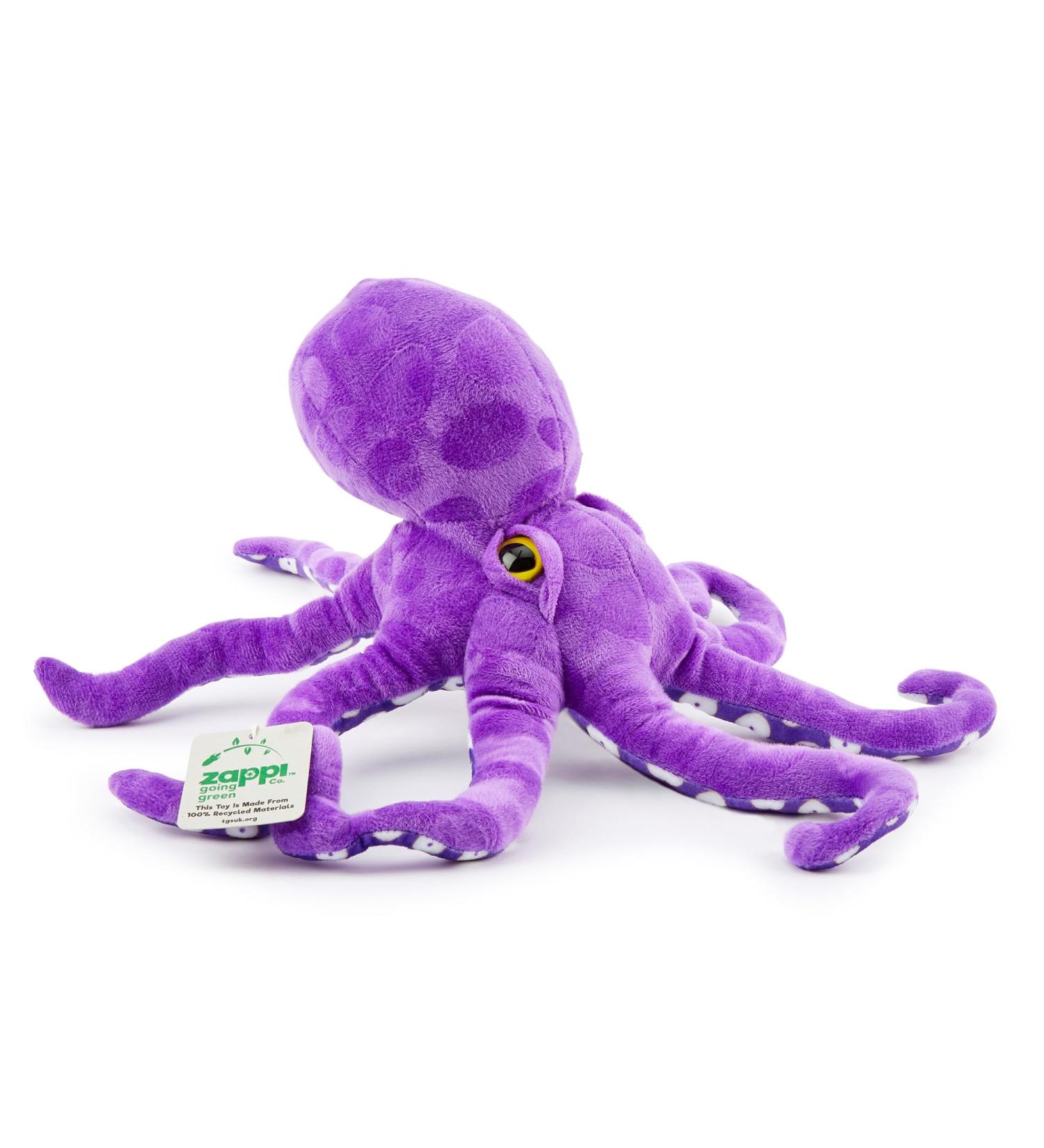 Zappi Co Ultra Soft Purple Octopus Plush Toy (35cm) - Eco-Friendly Newborn Gift - Buy Online on GoSupps.com
