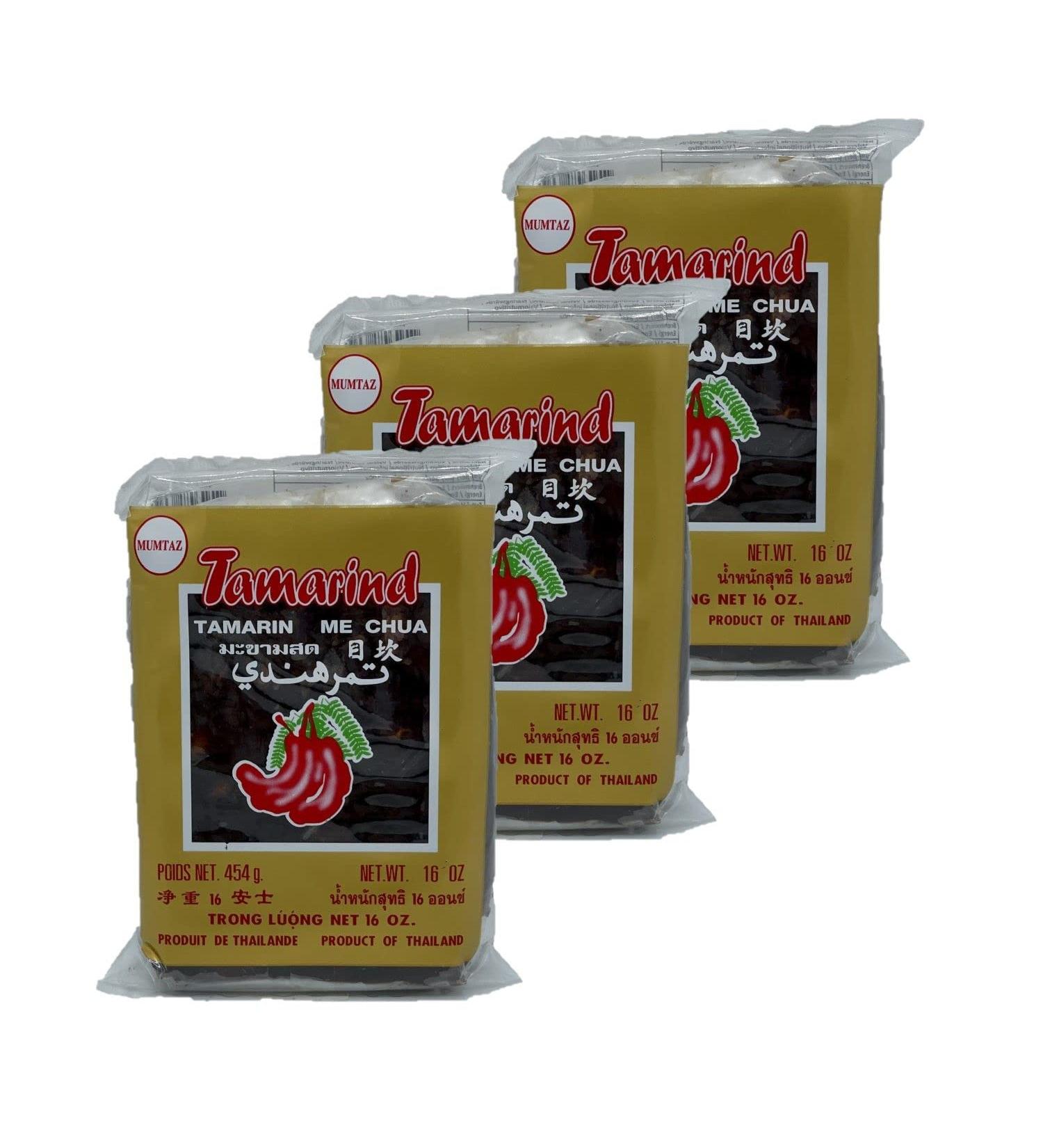 Set of 3 Tamarind (with seeds) – Bag 454 g