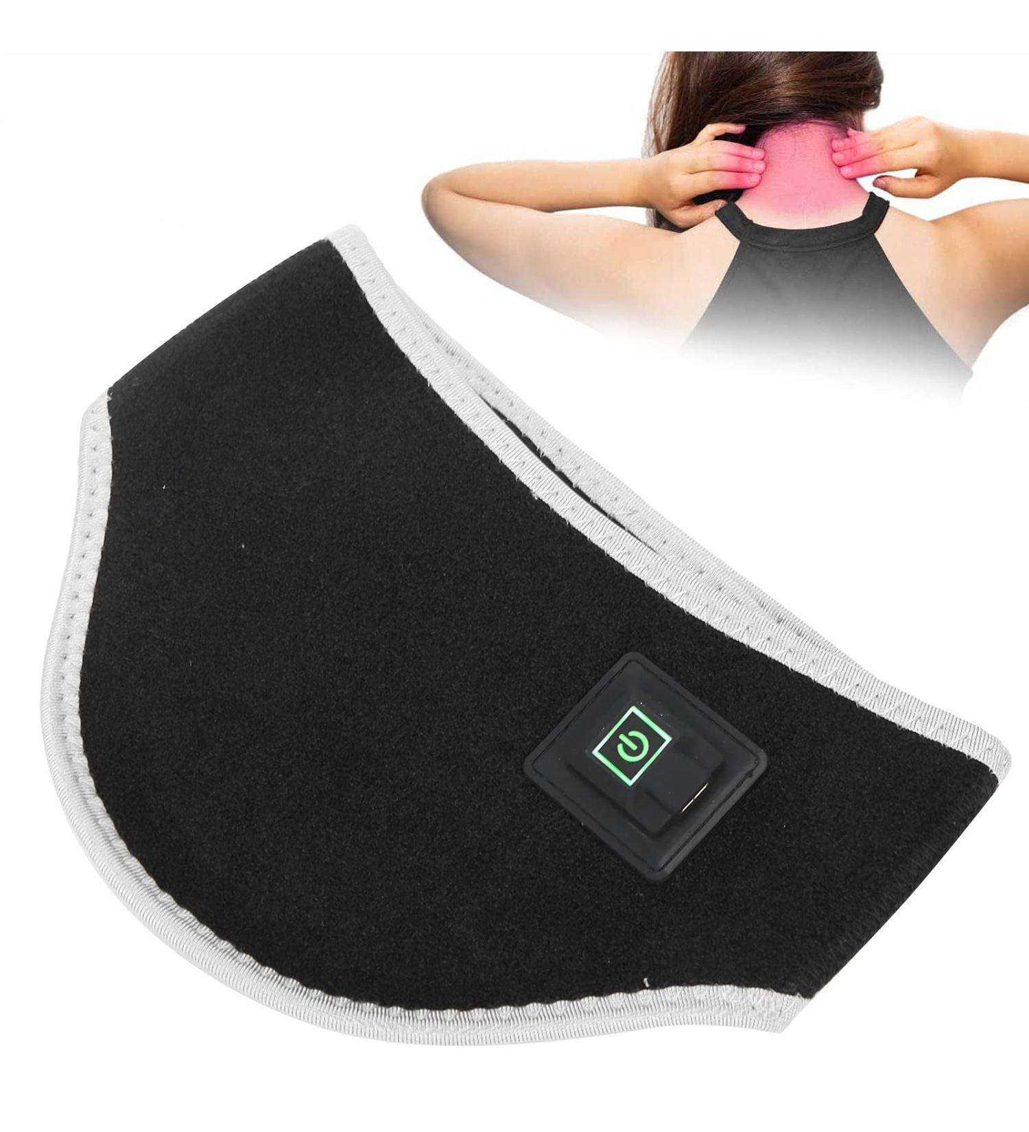 Electrical Heating Cushion & Neck Bandage with Temperature Control | Pain Relief Hot Compress for Neck Rigidity - Buy Online on GoSupps.com