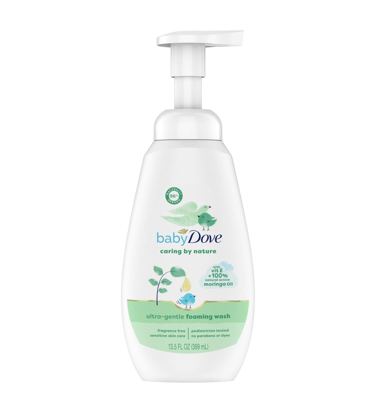 Buy Baby Dove Ultra Gentle Foaming Wash - Nourishing Baby Skin with Vitamin E & Moringa Oil - 13.5 fl oz - International Shipping Available - Buy Online on GoSupps.com