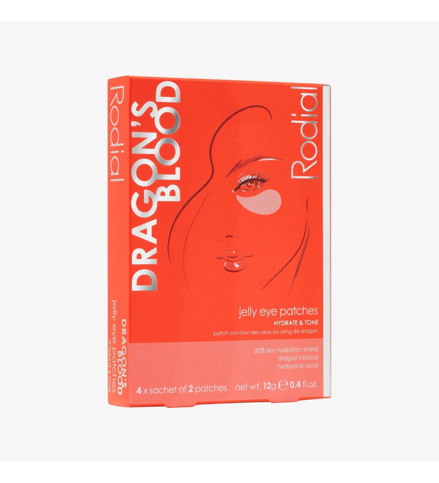 Rodial Dragon's Blood Jelly Eye Patches - 4 x 2 Pcs | Refresh & Revitalize Your Eyes | International Shipping - Buy Online on GoSupps.com