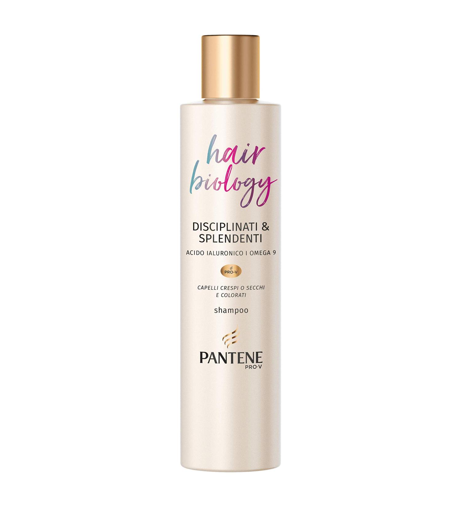 Pantene Pro-V Professional Shampoo Dry Hair Shampoo Also for Frizzy and Colored Hair Disciplined and Shiny Organic Hair 250 ml - Buy Online on GoSupps.com