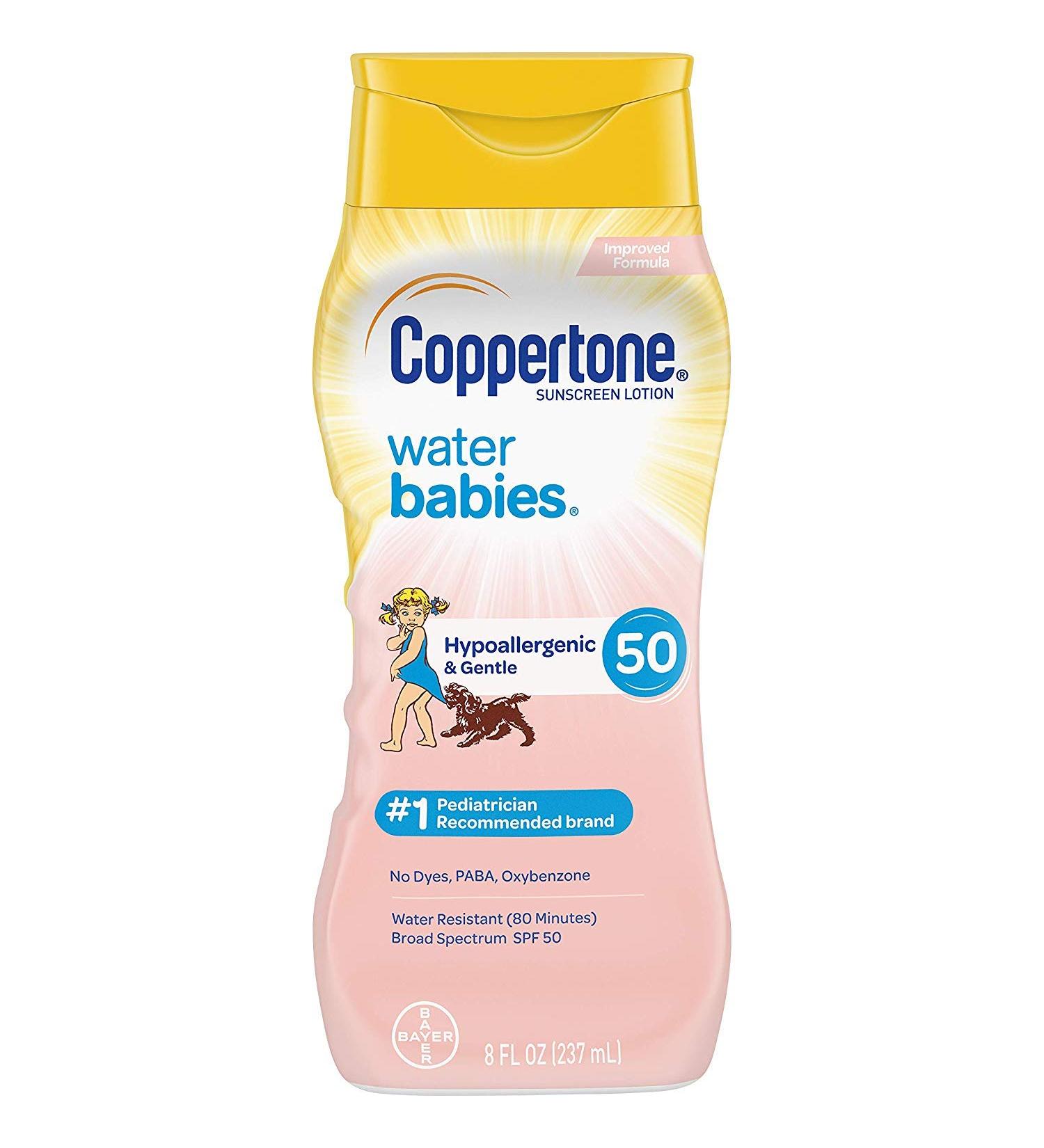 Coppertone Spf50 Waterbabies Lotion 8 Ounce (237ml) (3 Pack)