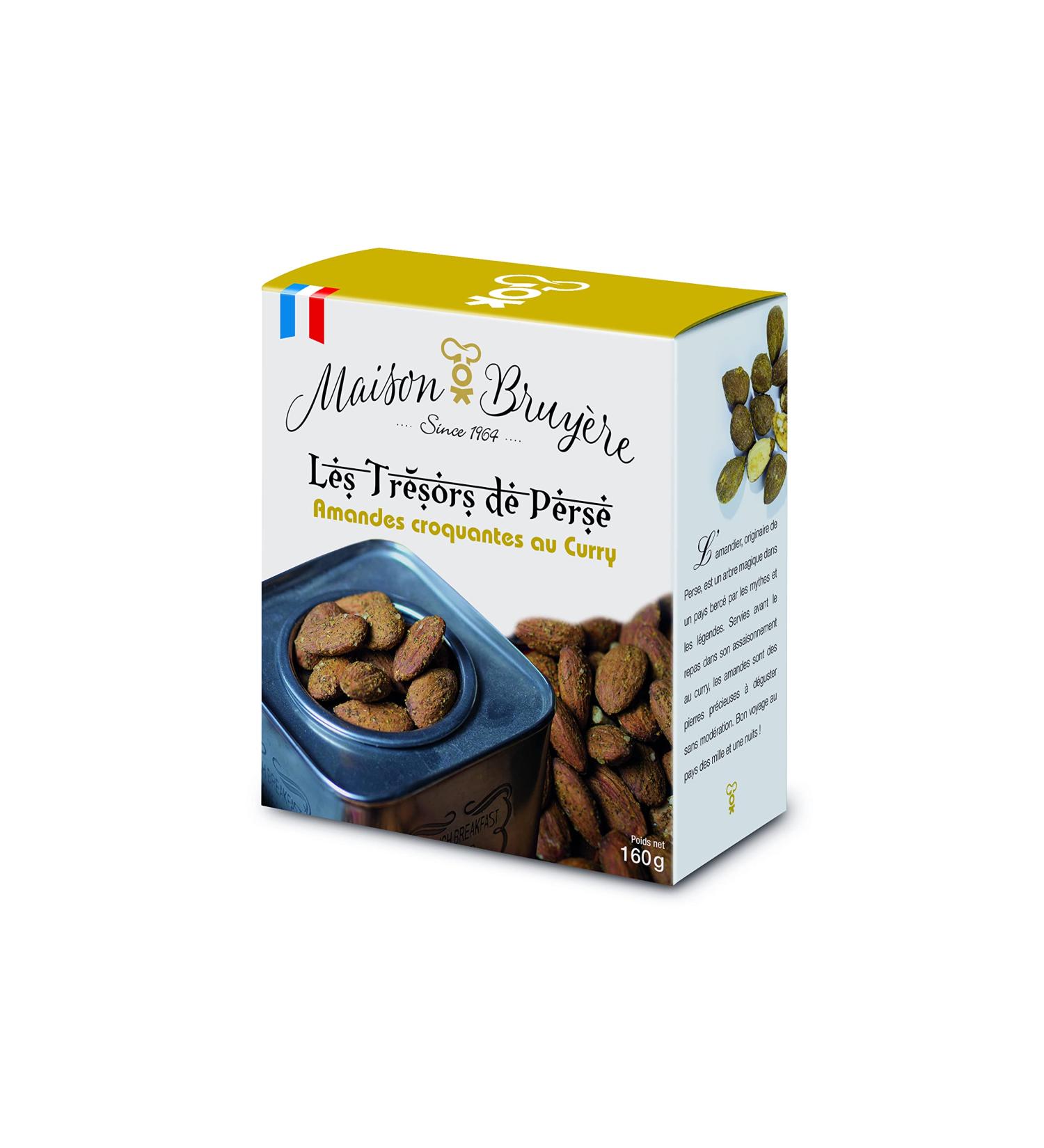 Curry roasted almonds "Les Tr sors de Perses" - Prepared in France