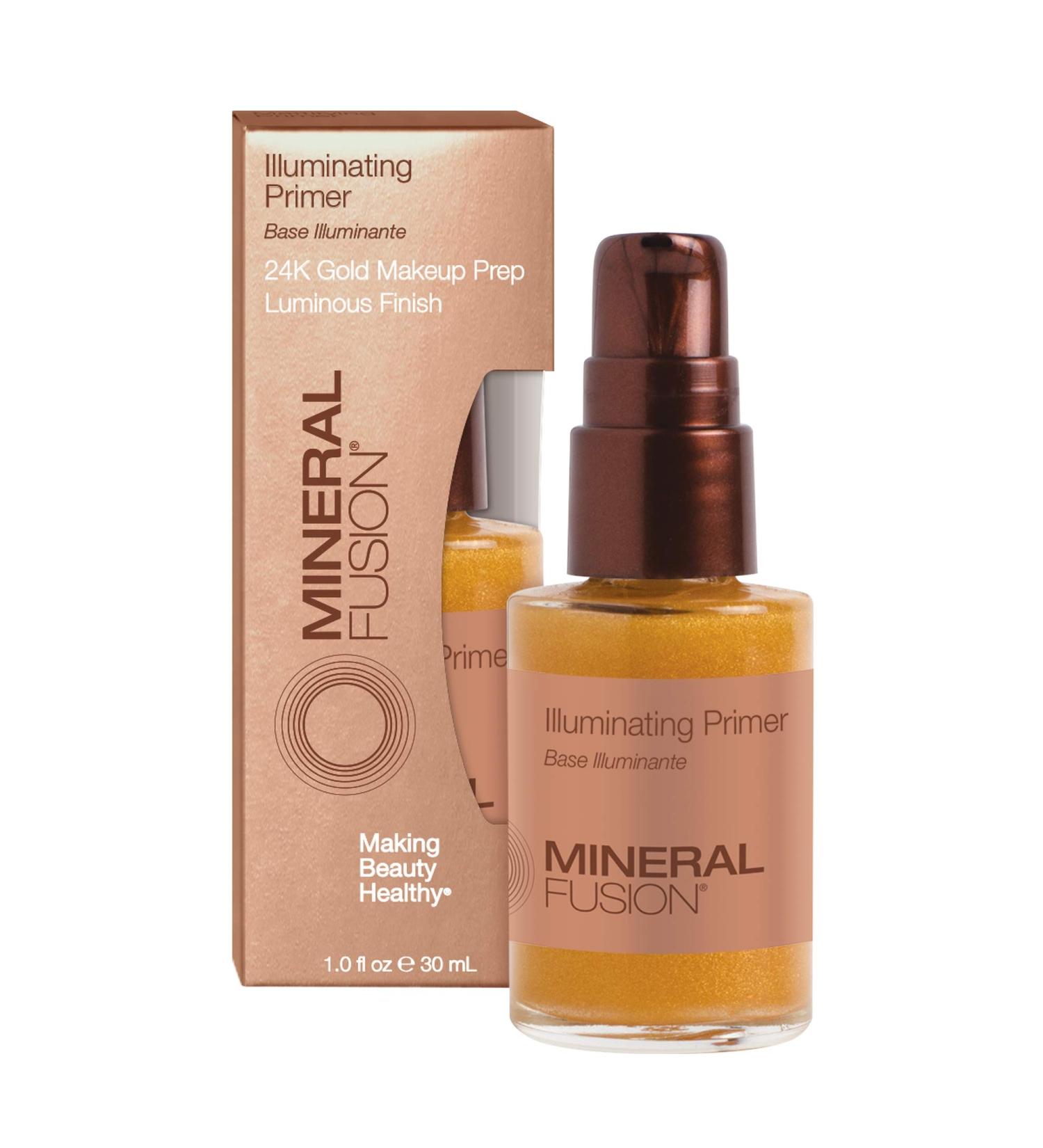 Mineral Fusion Illuminating Primer with Shimmering Gold Flecks - 1 oz | Flawless Glow - Buy Online on GoSupps.com