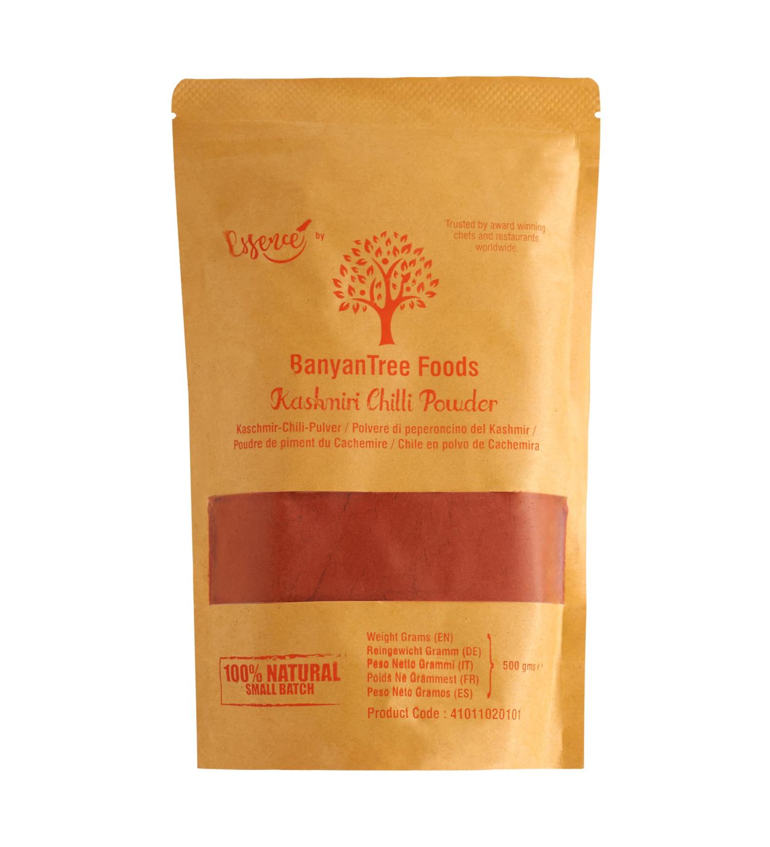 BanyanTree Foods Kashmiri Red Chilli Powder 500g All Natural