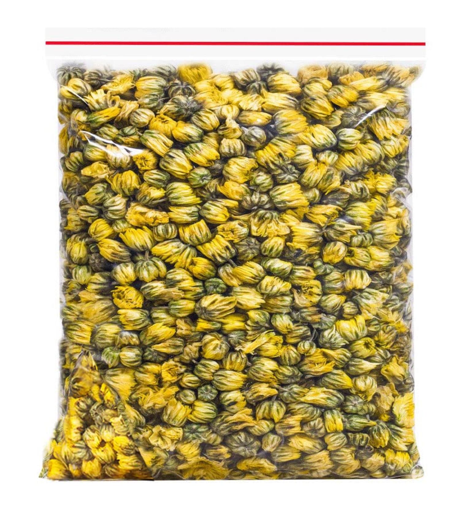 Chrysanthemum Tea 3.5oz Tai Ju- White Chrysanthemum Bud-Chinese Herbel Tea-Flower Tea-Loose Leaf Tea 100g - Buy Online on GoSupps.com