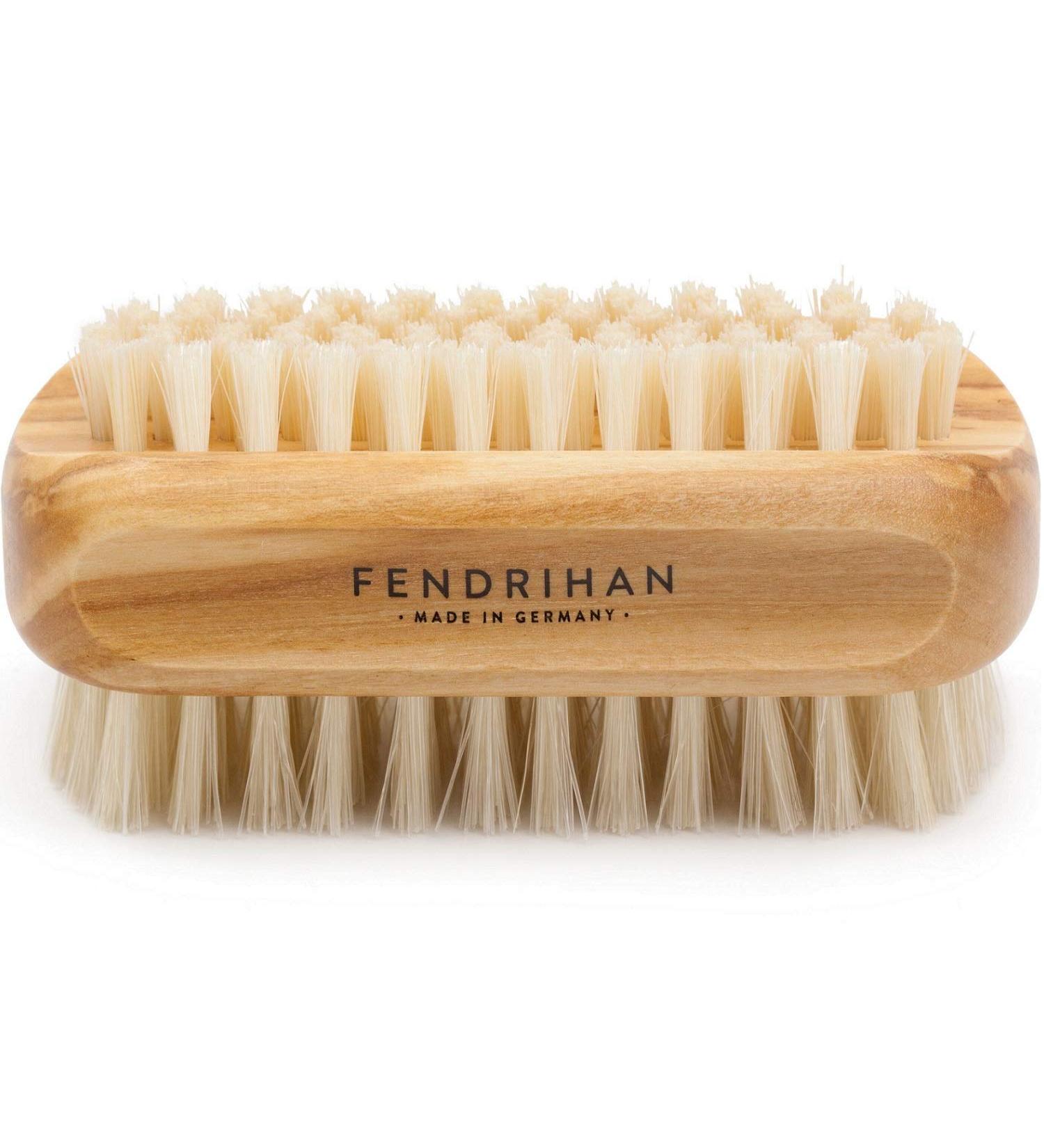 Premium Boar Bristle Nail Brush | Olive Wood Handle | Made in Germany - Buy Online on GoSupps.com