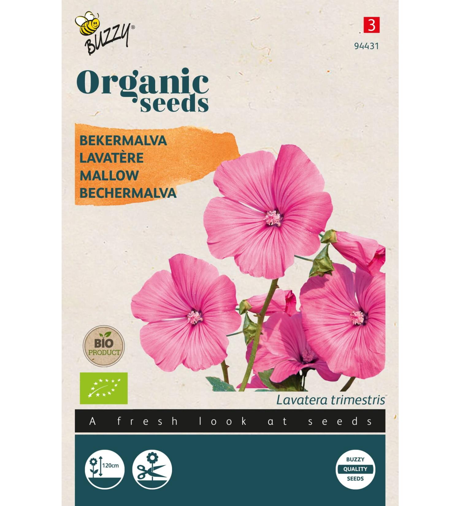 Buzzy Organic Mallow Rose/red(BIO)