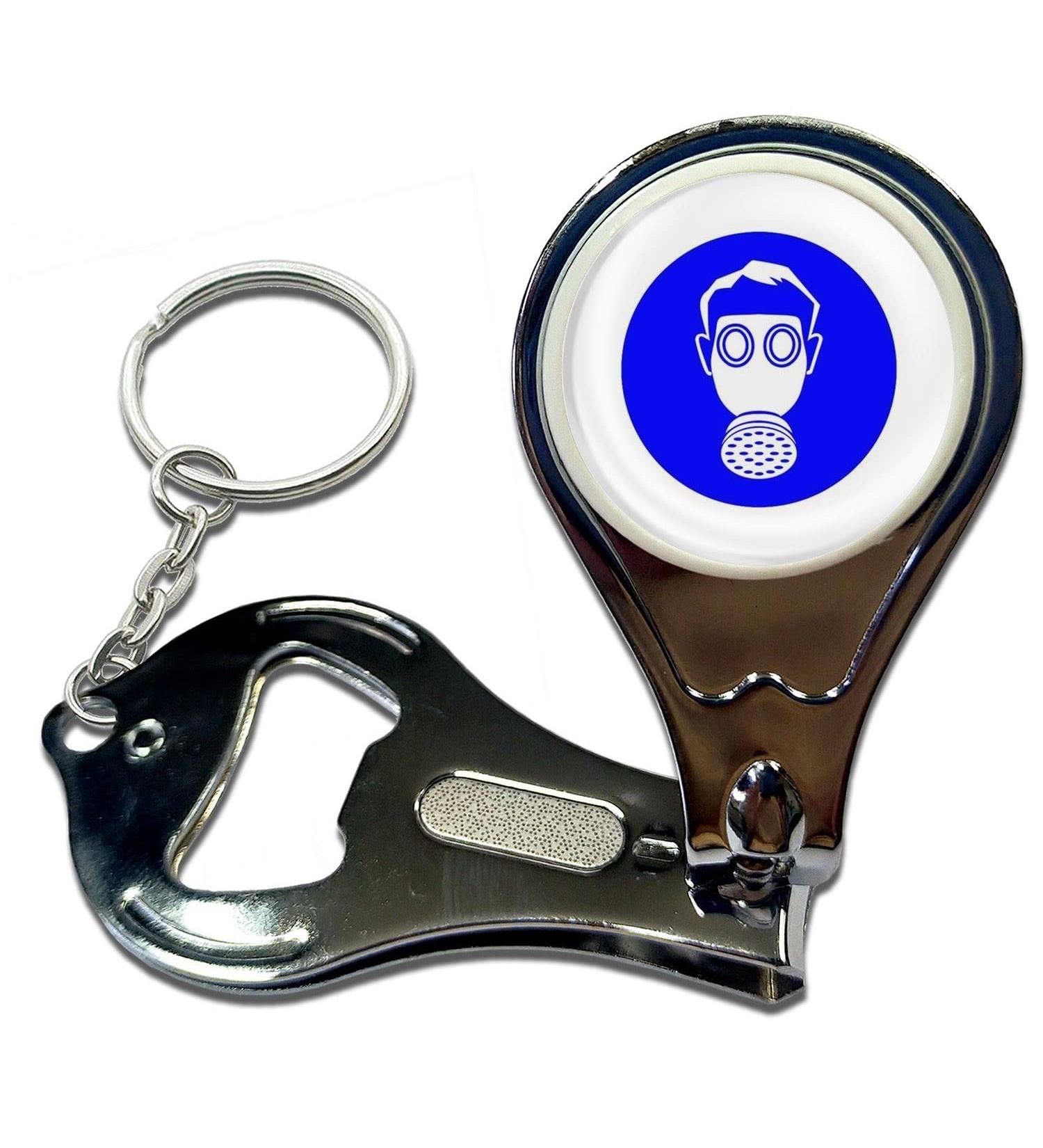BadgeBeast.co.uk Respiratory - Key Ring Bottle Opener and Nail Clipper - Buy Online on GoSupps.com