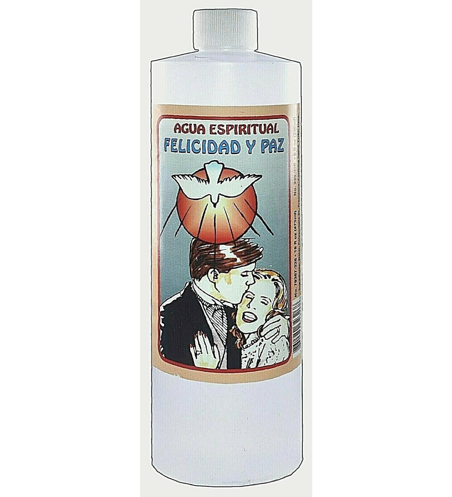 3 BOTTLES HAPPINESS & PEACE SPIRITUAL WATER-FELIDAD Y PAZ AGUA ESPIRITUAL 16OZ - MAGICK PAGAN