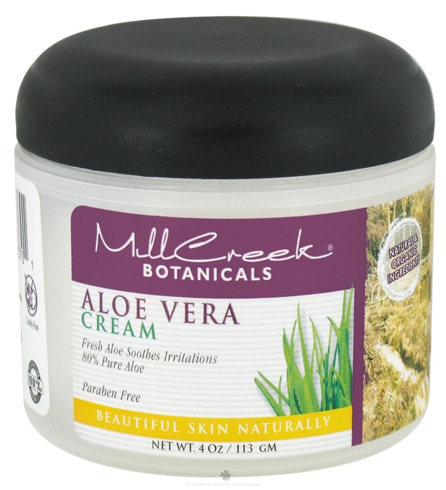 Mill Creek 80% Aloe Vera Creme 4 Oz2