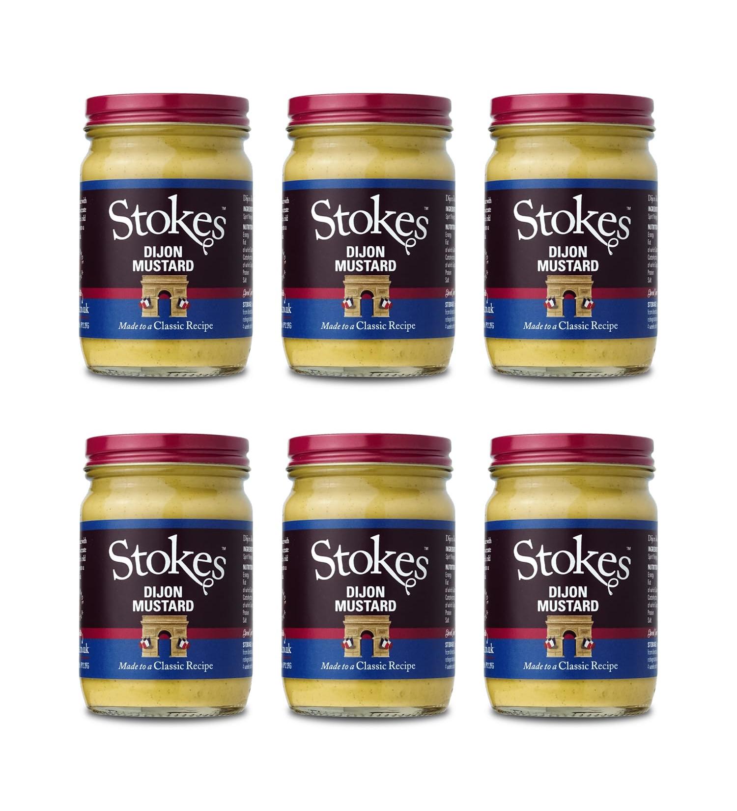 Stokes Dijon Mustard 170g - Pack of 6