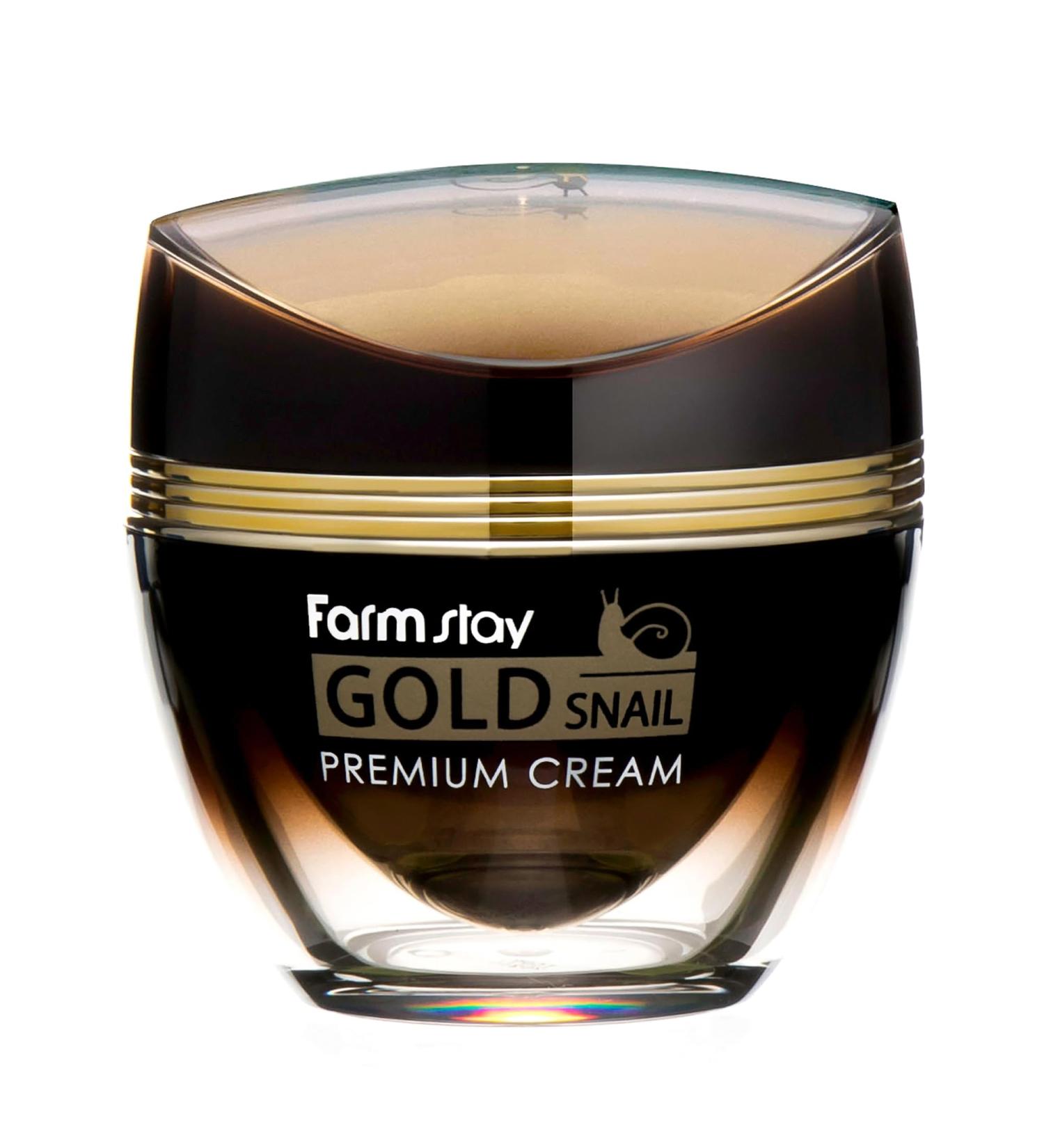 FARM STAY Gold Snail Premium Cream 50ml/1.69oz - Buy Online on GoSupps.com