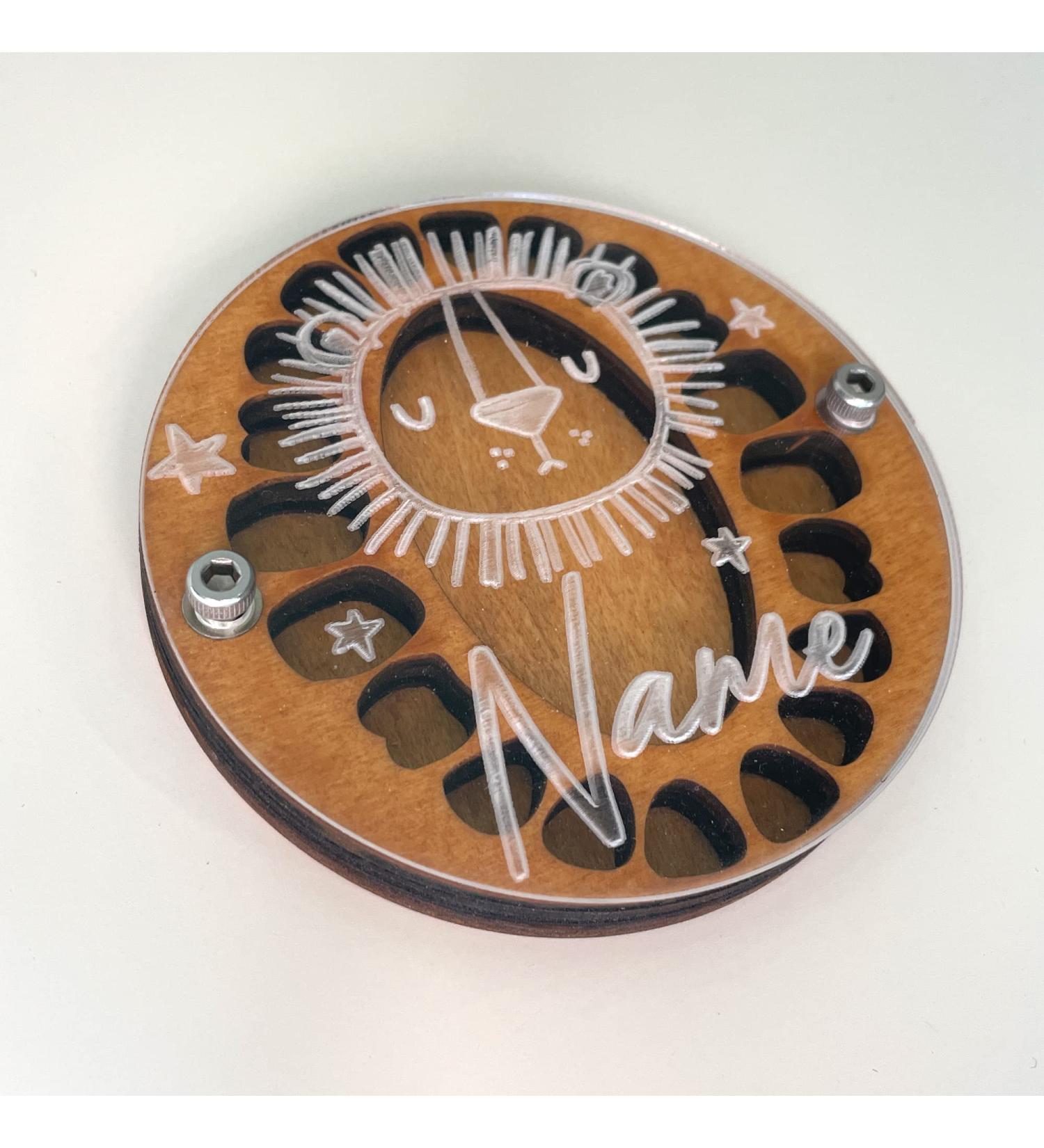 Personalized Drysson Lion Tooth Box - Safe & Stylish Wooden Keeper for Milk Teeth - Perfect for Boys & Girls - Buy Online on GoSupps.com