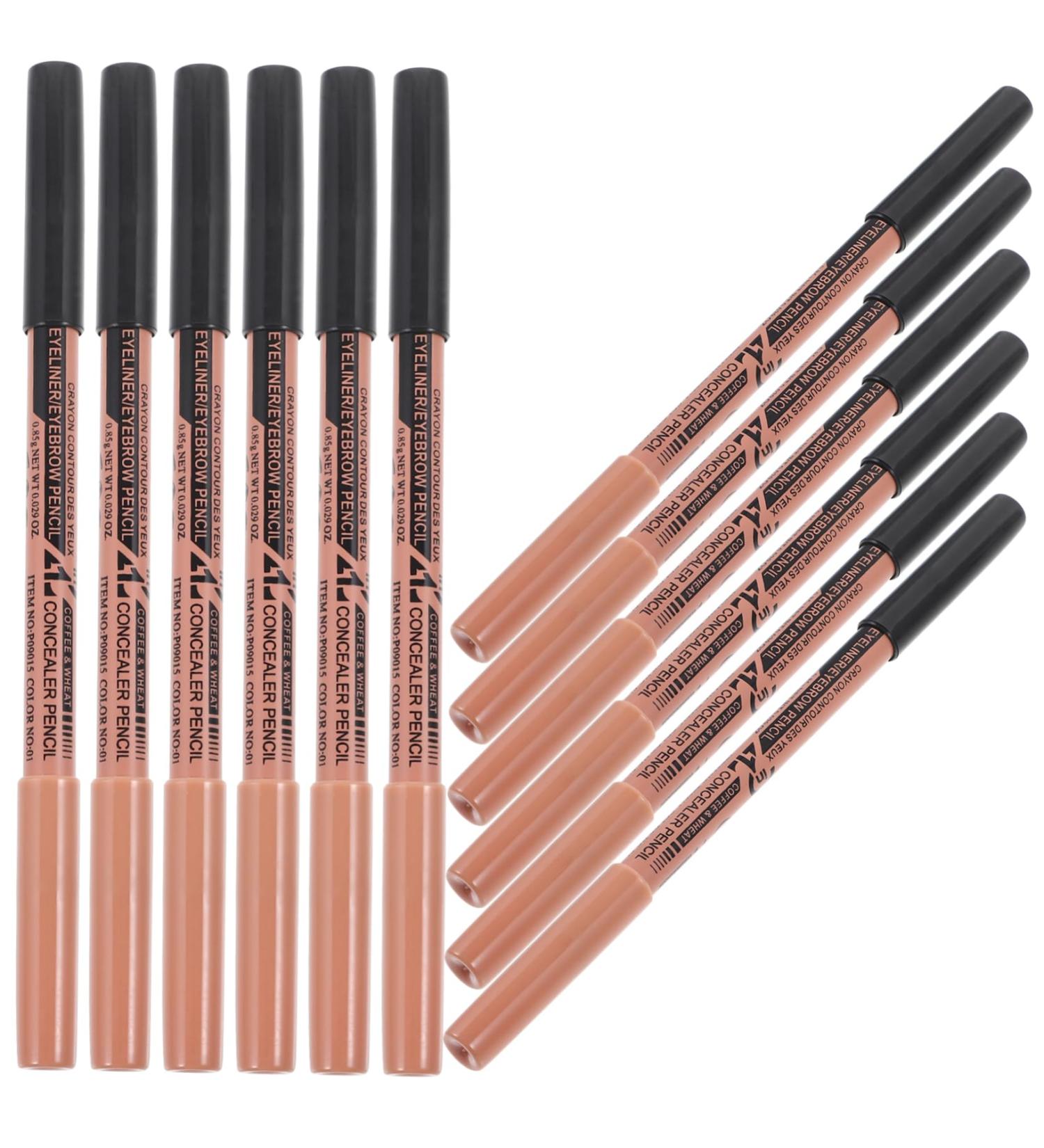 FOMIYES 12pcs Dual Purpose Eyeliner Pencils Waterproof Eyebrow Pencil Cosmetics Pencil Makeup Tools Miss - Buy Online on GoSupps.com
