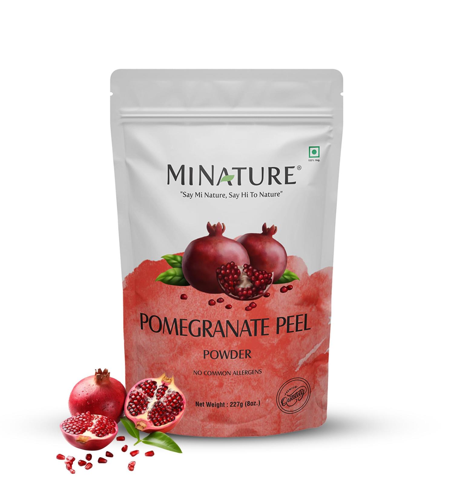 Buy 100% Pure Miniature Pomegranate Peel Powder | Non-GMO Antioxidant-Rich | 227g (8oz) Skin & Hair Mask | Resealable Zip Lock Pouch - Buy Online on GoSupps.com