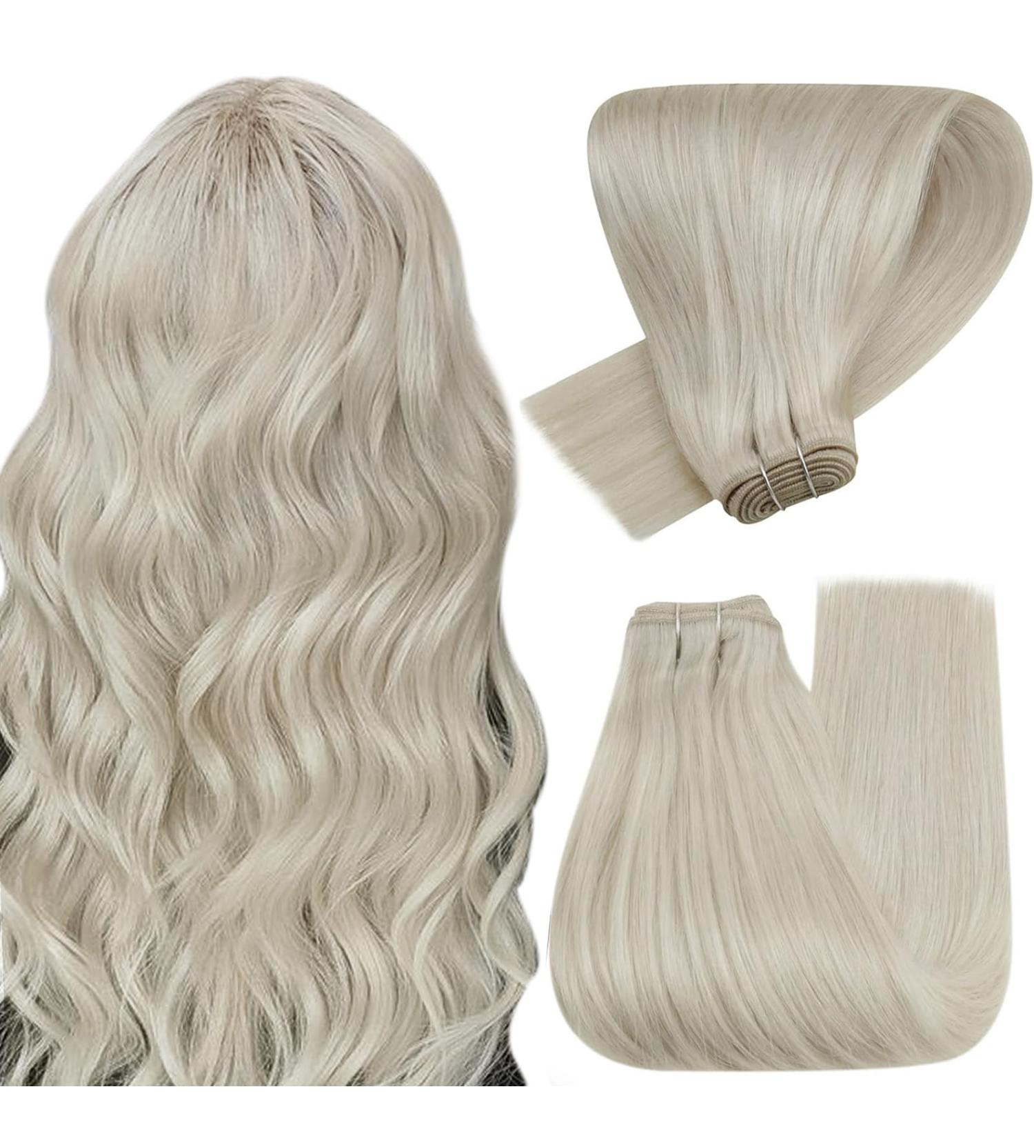 Shop Hetto Remy Hair Extensions #60 White Blonde - 55cm 100g - Premium Real Hair for Stunning Transformations - Buy Online on GoSupps.com