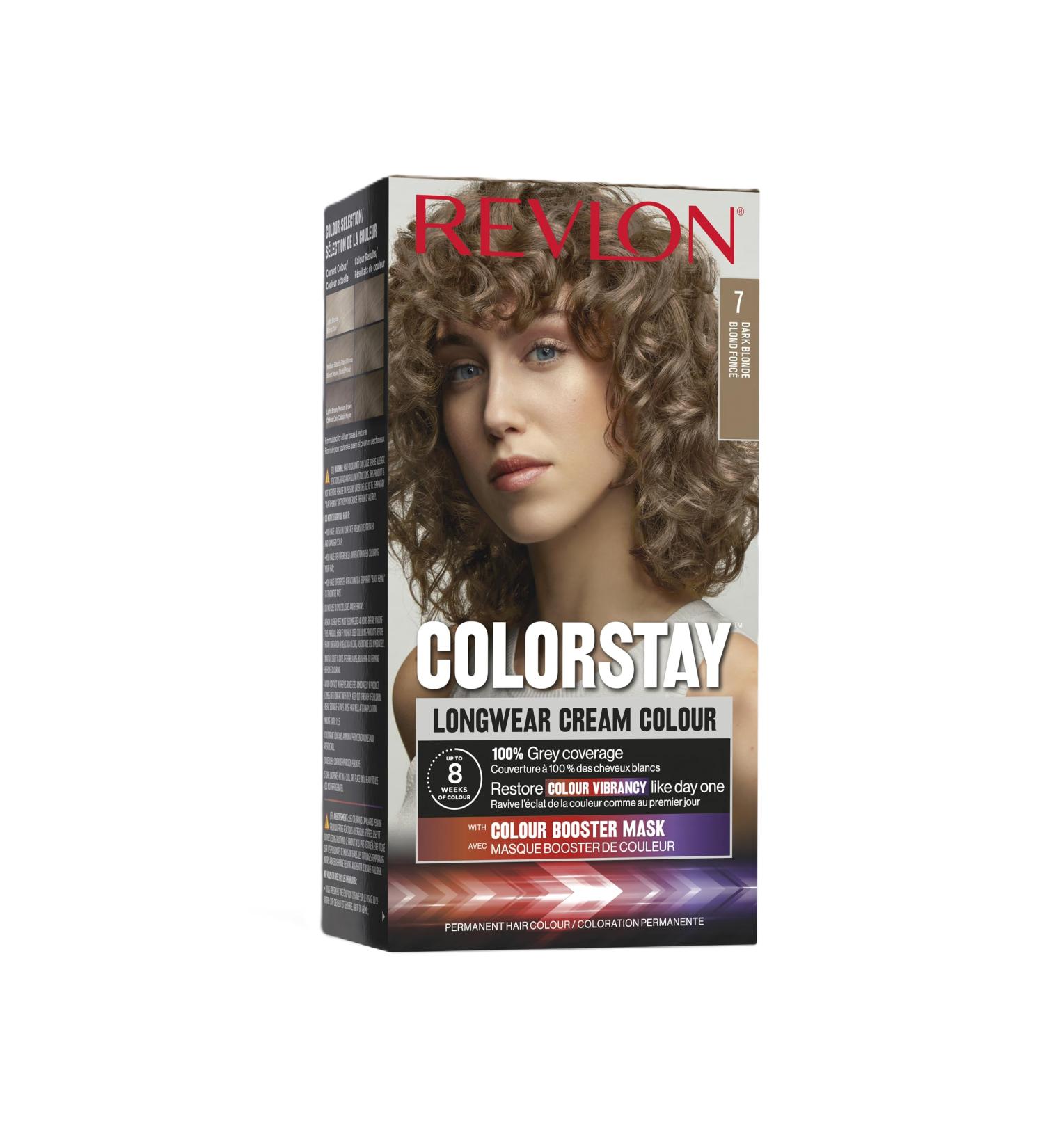 Revlon Colorstay Longwear Permanent Cream Colour Dark Blonde 7.0 Dark Blonde 165 ml (Pack of 1) - Buy Online on GoSupps.com