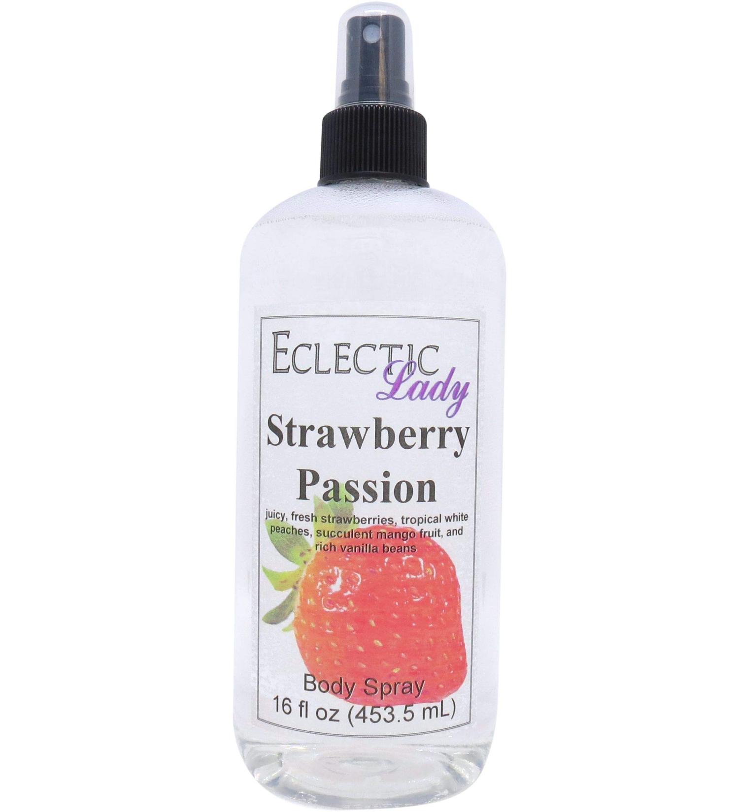 Strawberry Passion Body Spray 16 ounces Body Mist for Women with Clean Light & Gentle Fragrance Long Lasting Perfume with Comforting Scent for Men & Women Cologne with Soft Subtle Aroma For 16 Fluid Ounces - Buy Online on GoSupps.com