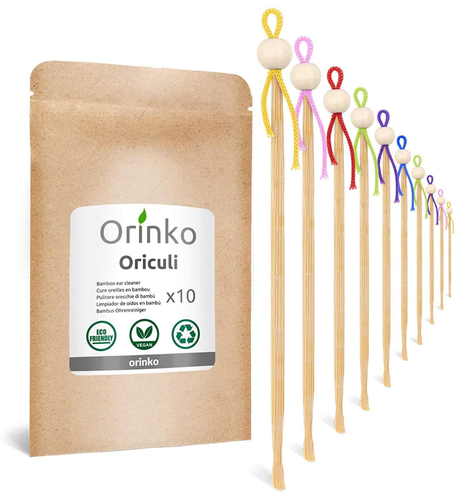 Bamboo Oriculi 10x - Eco-Friendly Ear Cleaner | Sustainable Replacement for Cotton Swabs - Buy Online on GoSupps.com