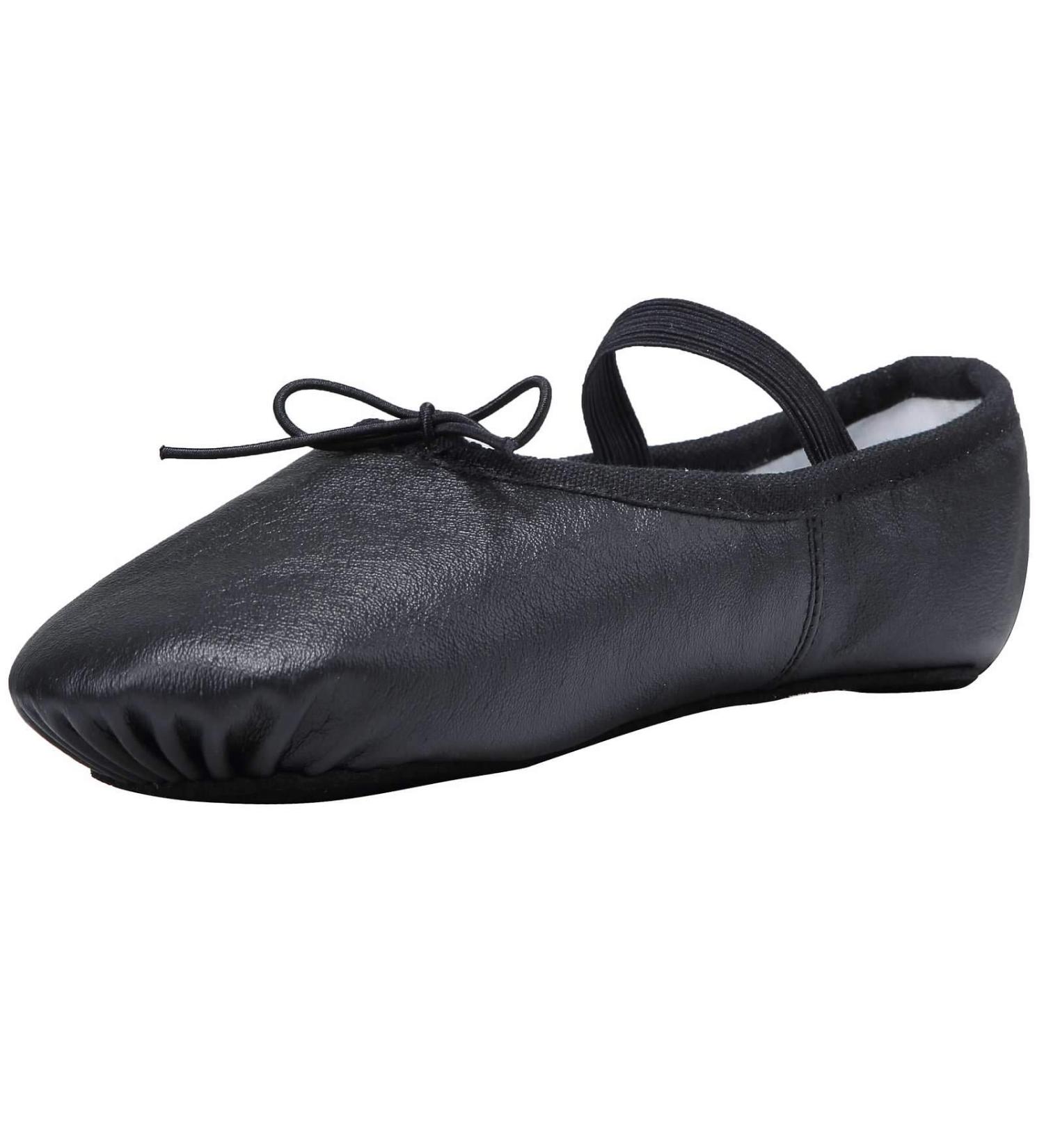 Linodes Leather Ballet Shoes - Toddler/Little/Big Kid/Women - Size 5 - Black - Buy Online on GoSupps.com