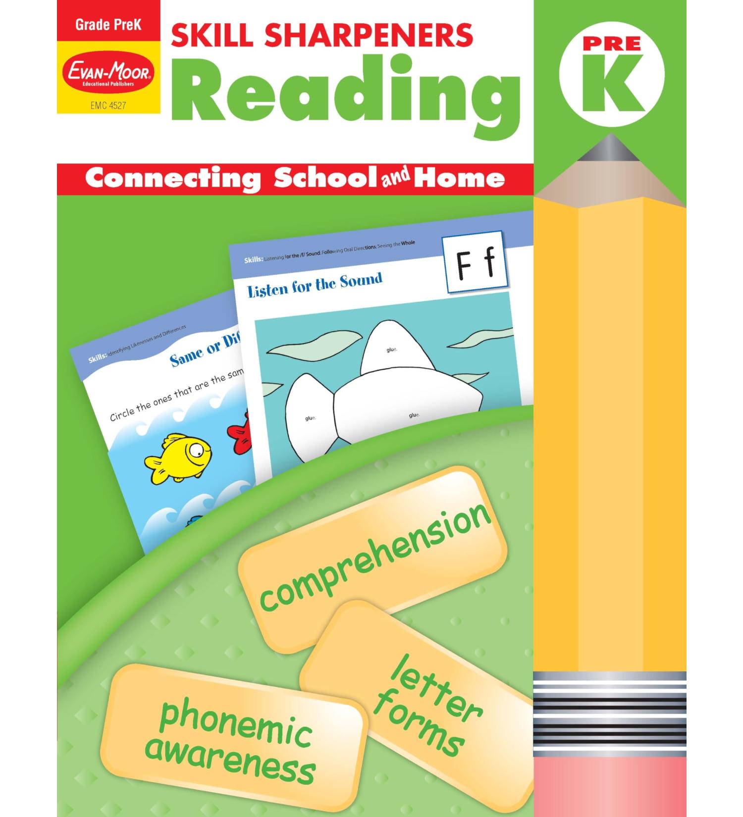 Skill Sharpeners: Reading Workbook for Grade PreK - Engage Learn & Excel | International Shipping Available - Buy Online on GoSupps.com