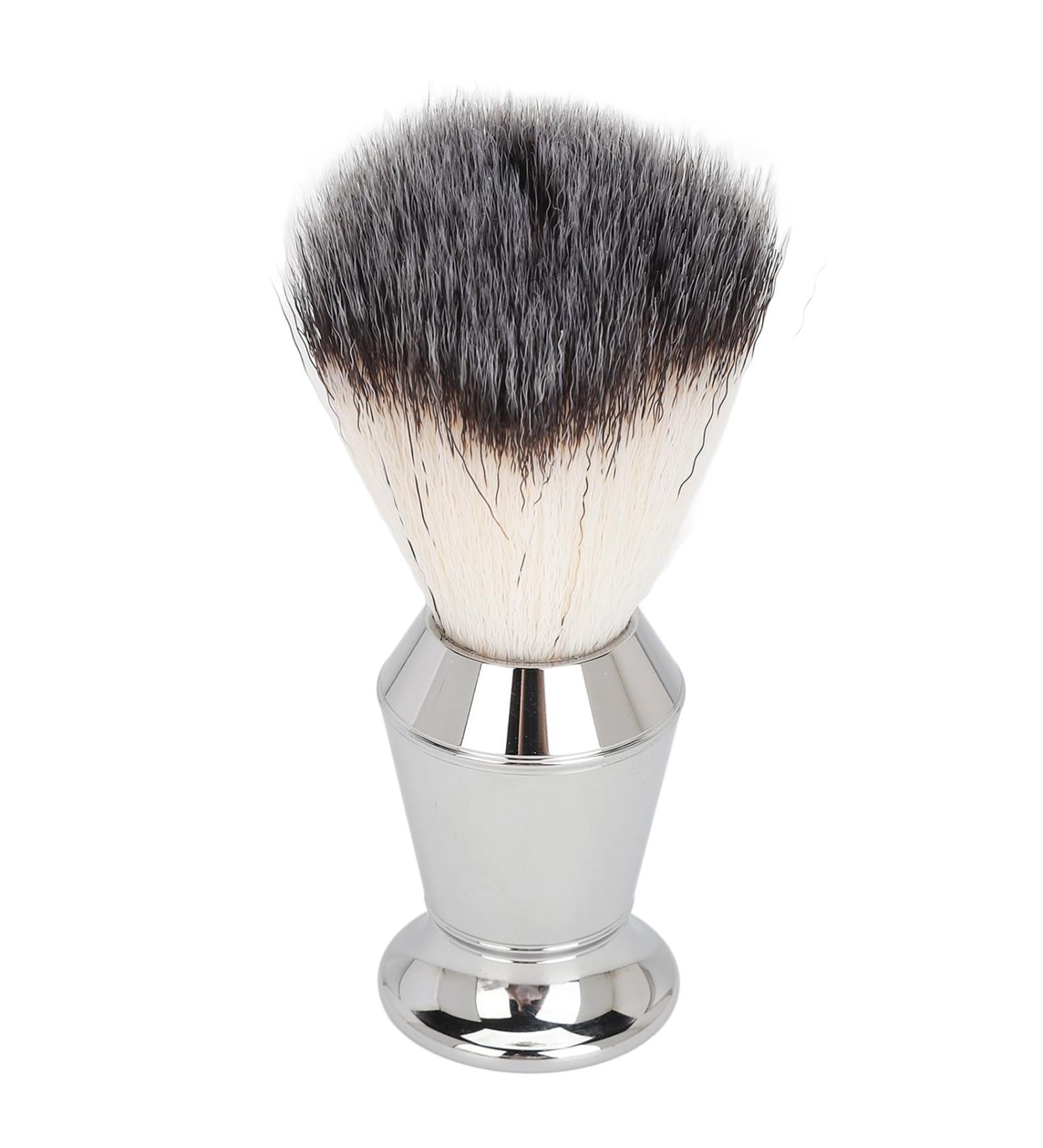 Buy Lather Beard Foaming Brush | Ergonomic Stainless Steel Handle | Perfect Gift for Grooming - Buy Online on GoSupps.com