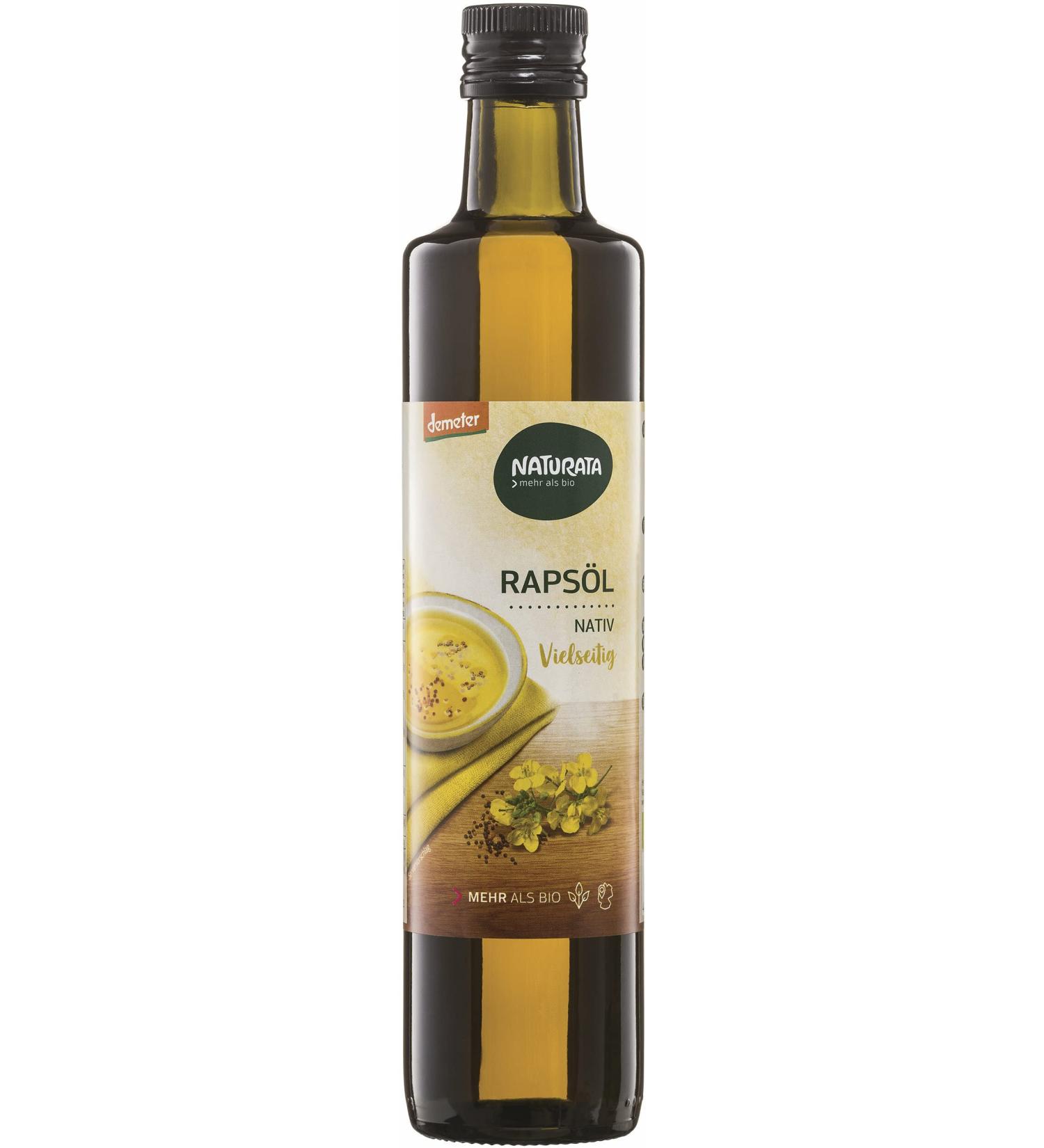 Naturata Organic Rapeseed Oil (6 x 500 ml) 500 ml (pack of 6)