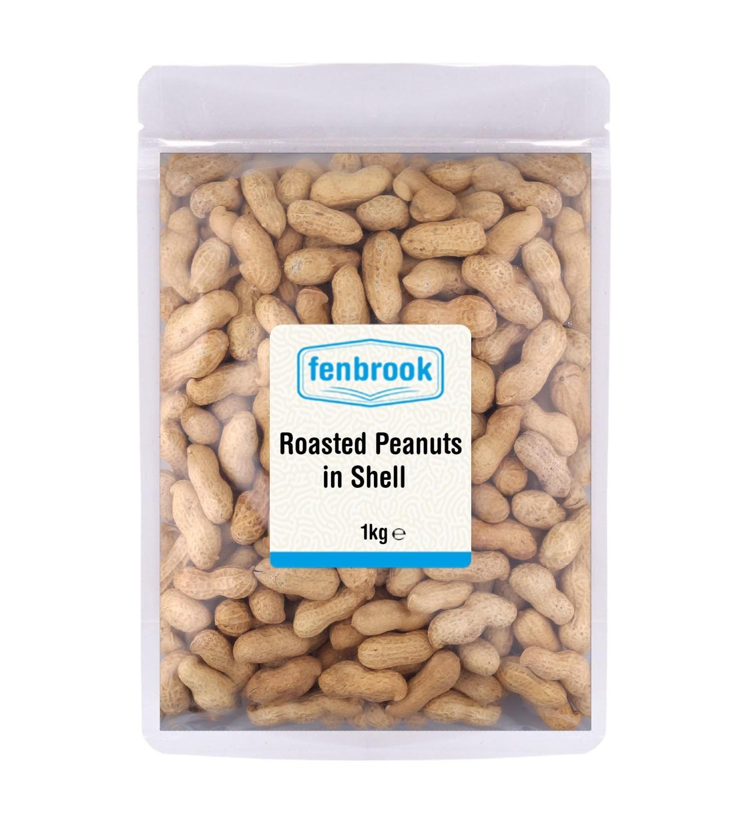 Roasted Peanuts in Shell 1kg by Fenbrook Natural Healthy Snack