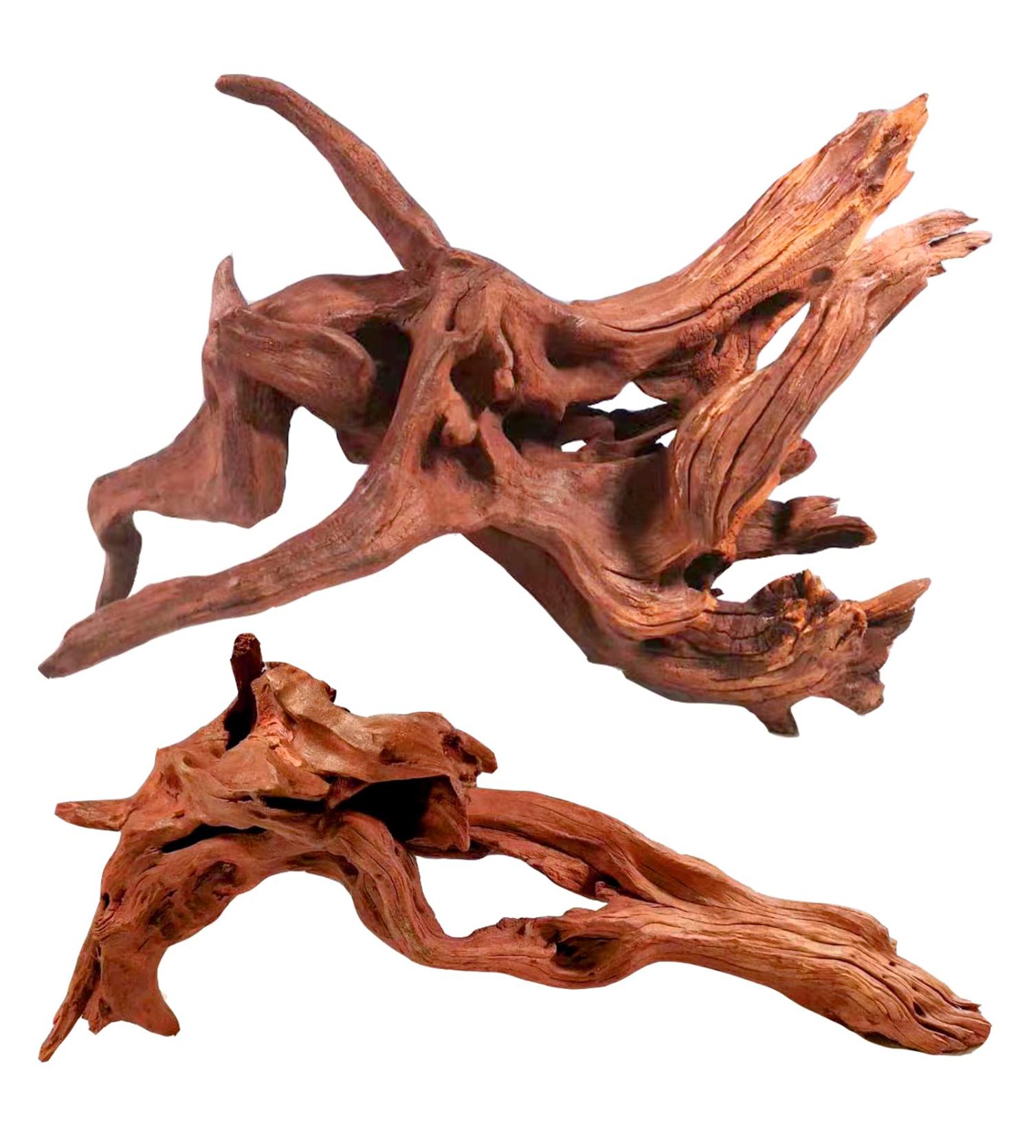 Natural Driftwood Aquarium Decor - Assorted Branches for Reptile/Fish Tank (2 Pack, 9-14 inch) - Buy Online on GoSupps.com