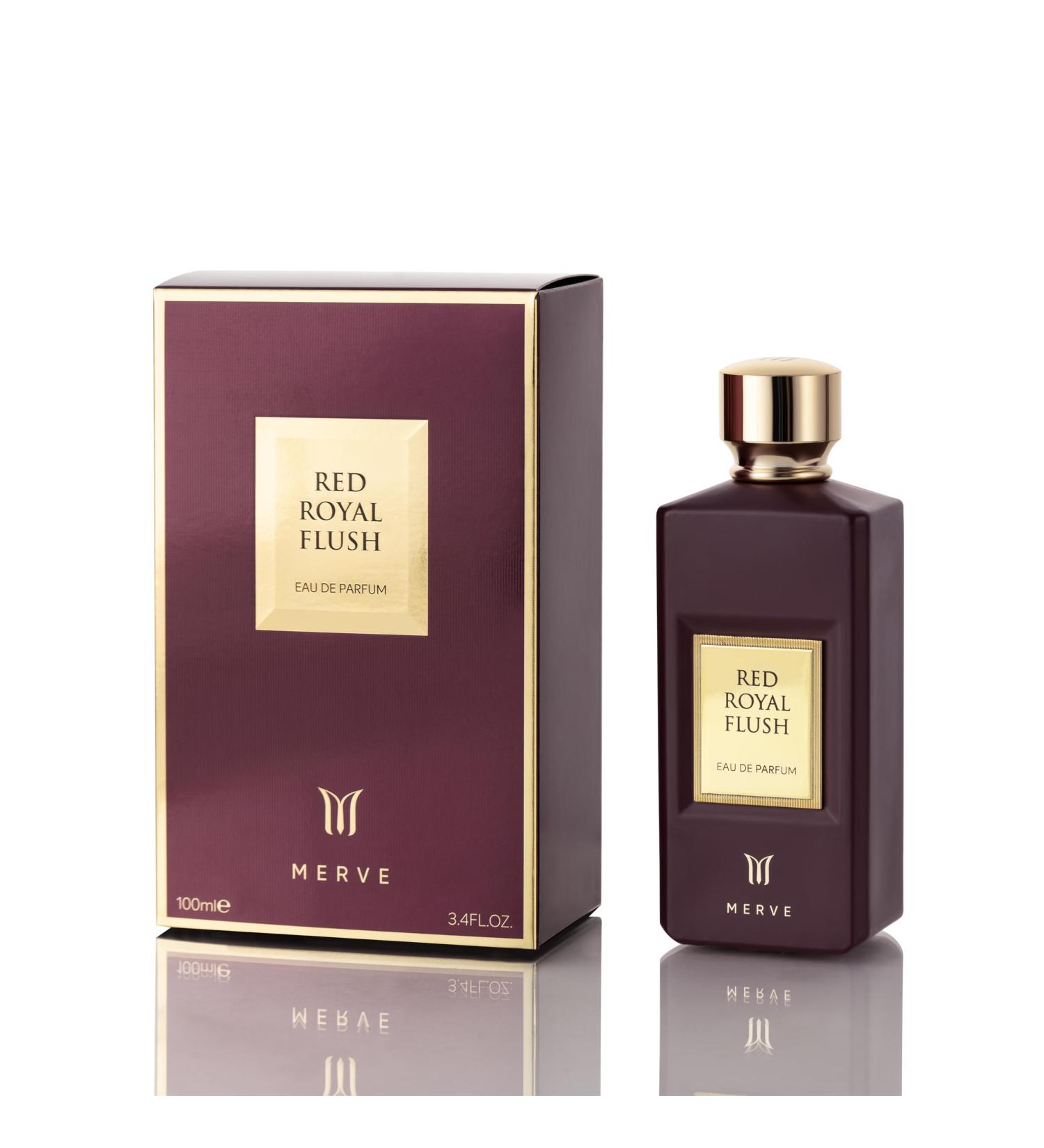 Merve Red Royal Flush Premium Long Lasting Fragrance Luxury Scent For Unisex | Herbal Oud Woody - Buy Online on GoSupps.com