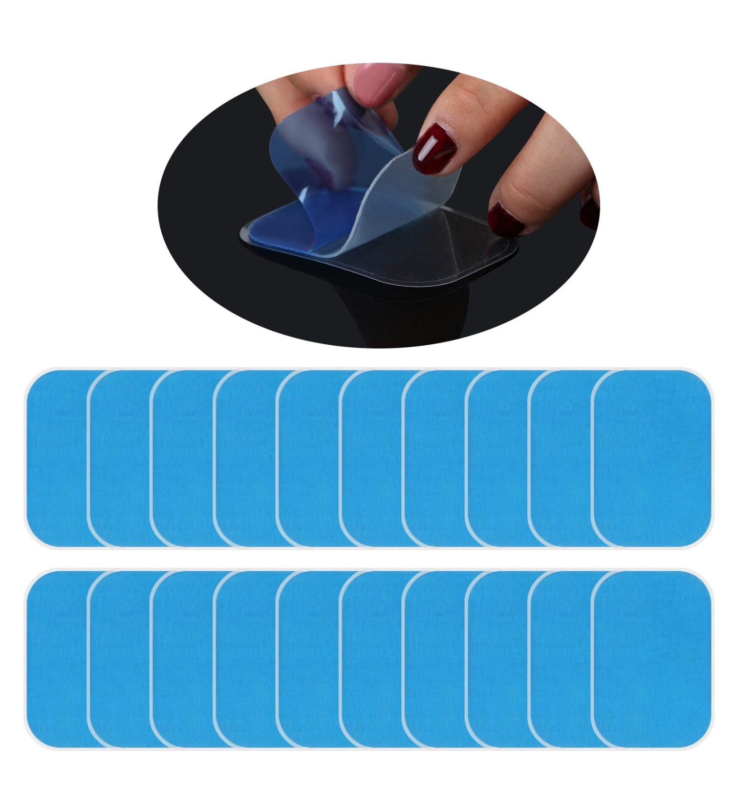 LIHAO 20x Gel Pads for EMS Abdominal Muscle Trainer | Replacement Adhesive Pads for Electrostimulation - International Shipping Available - Buy Online on GoSupps.com