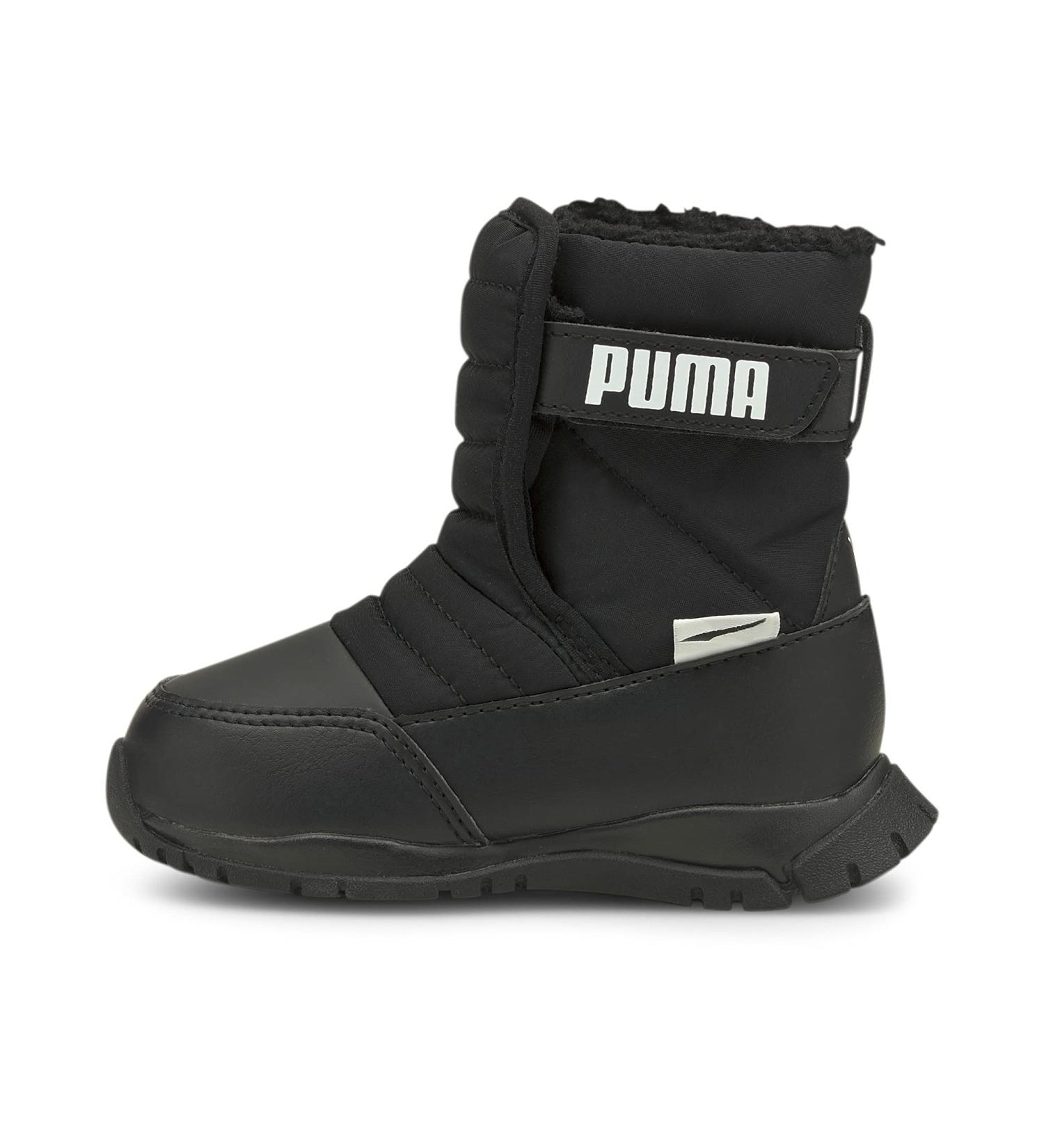 PUMA Unisex Baby Nieve Boot WTR Ac Inf Sneaker - 8.5 UK Child - Black/White - Buy Online on GoSupps.com