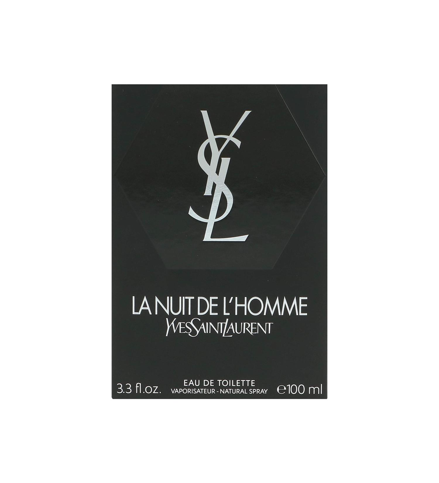 Yves Saint Laurent La Nuit De L'Homme Eau de Toilette Spray 3.3 Fl Oz 3.3 Fl Oz (Pack of 1) Eau de Spray - Buy Online on GoSupps.com