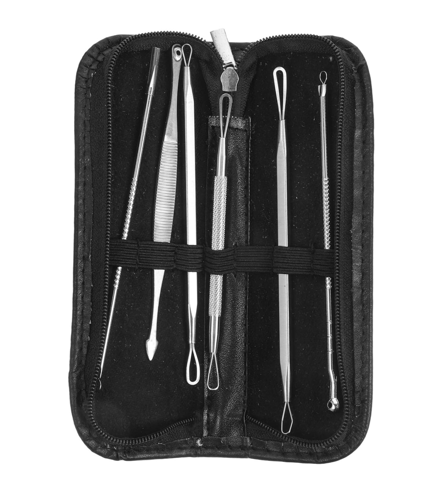 Beatifufu 1 Set Blackhead Removal Tool Cell Clip for Blackheads Professional Remover Household Blackhead Tool Needle Daily Use Blackhead Tool Stainless Blackhead Tool - Buy Online on GoSupps.com