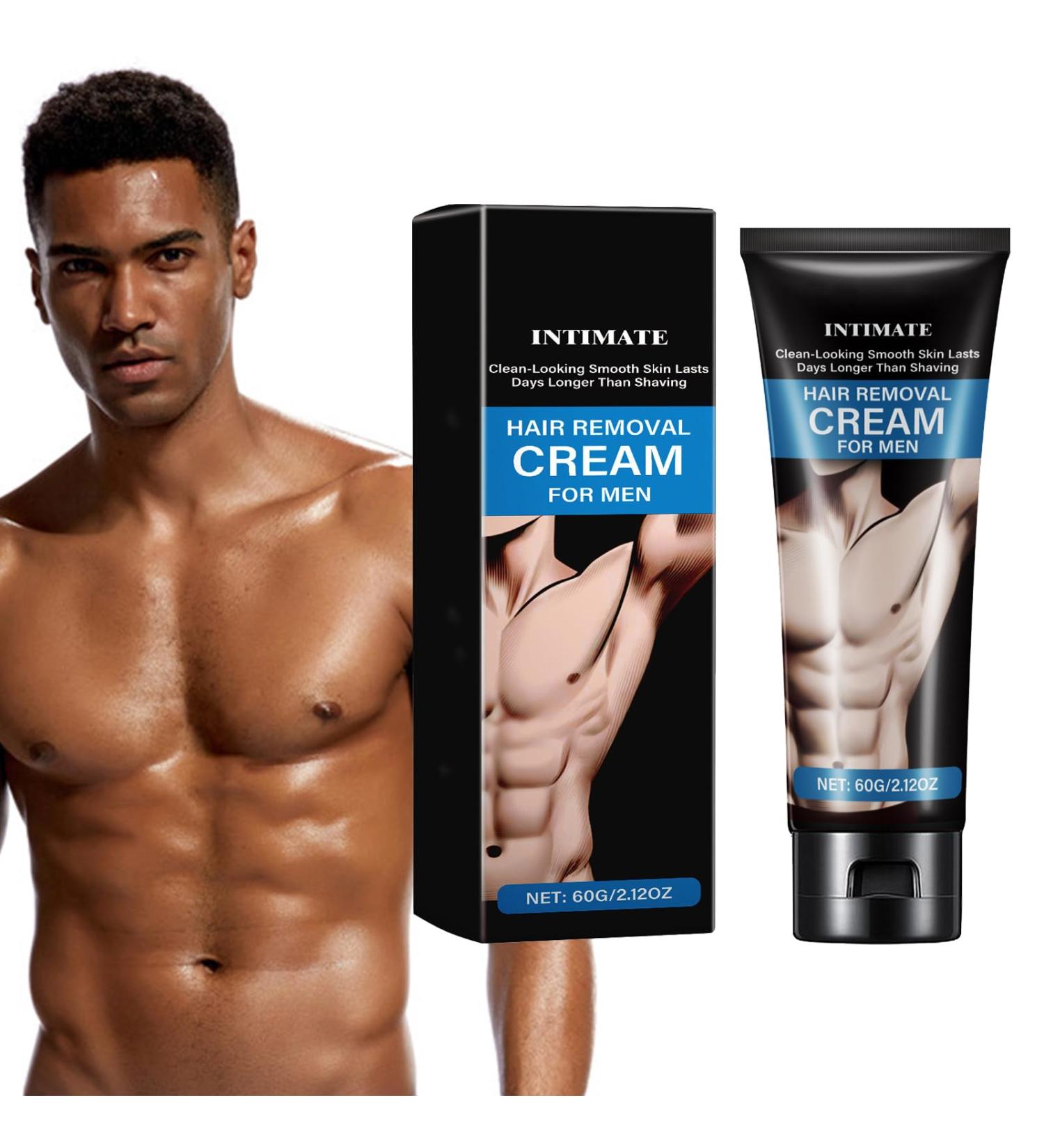 Men's Body Hair Removal Cream Safe Hair Removal Balm 60g - Body Hair Removal Cream | for Dad Father Husband Boyfriend Hands Legs etc. - Buy Online on GoSupps.com