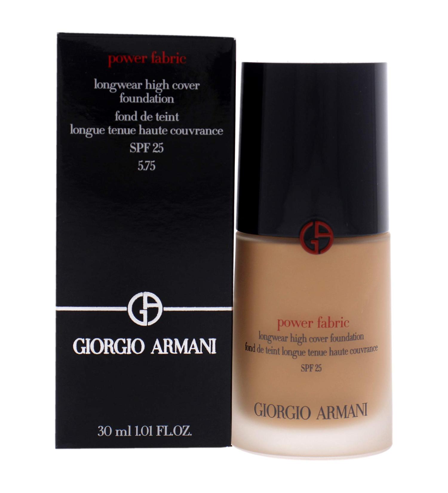 Giorgio Armani Power Fabric Longwear High Cover Foundation SPF 25 - 5.75 Women 1 oz - Buy Online on GoSupps.com