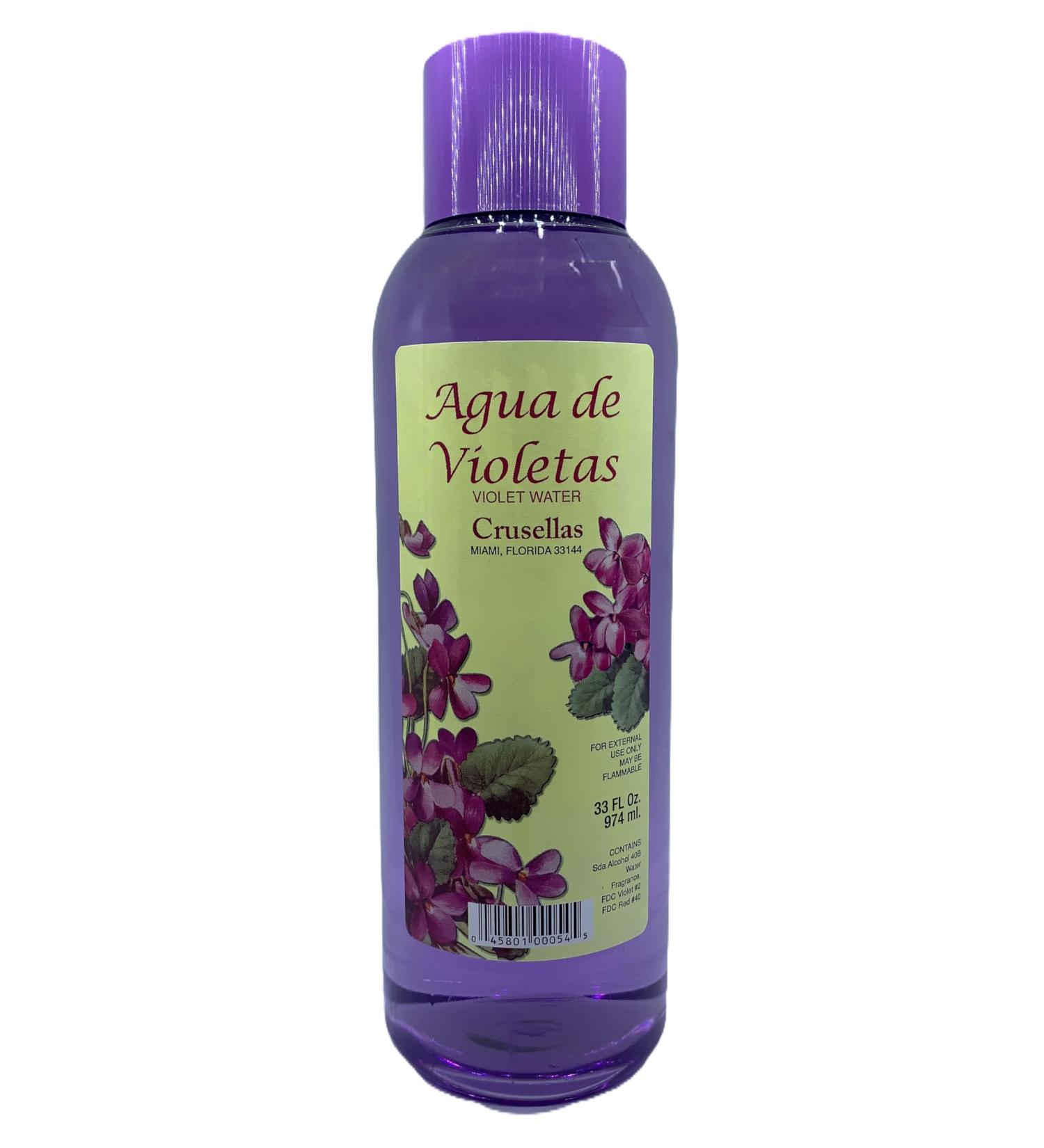 Agua de Violetas (Violet Water) Splash Cologne 33 Fl. Oz. 32 Fl Oz (Pack of 1)