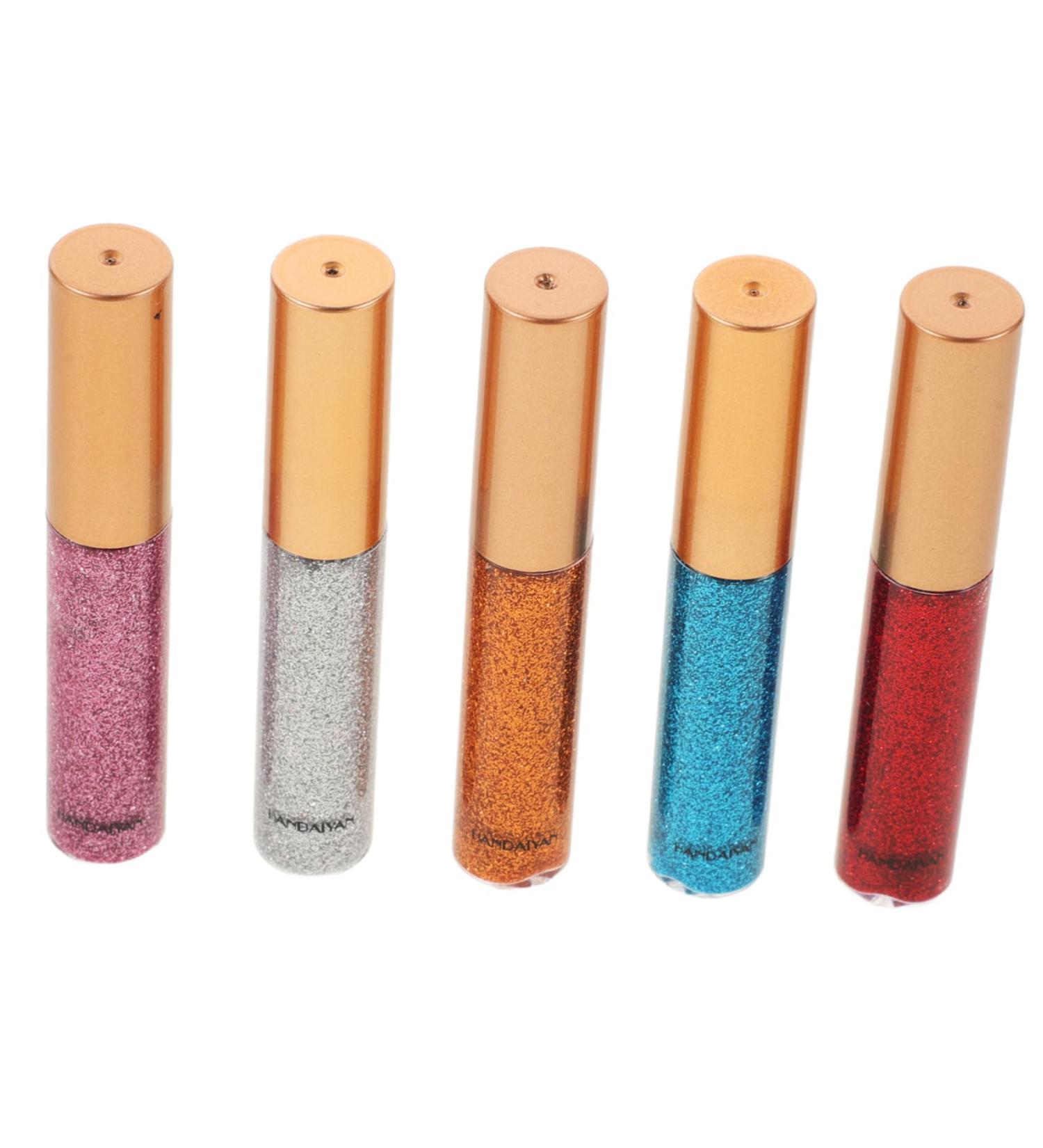 DRESSOOS 5pcs Sparkle Eyeliner Liquid Eyeshadow Glitter Chameleon Eye Liner Glitter Powder Eyeliner - Buy Online on GoSupps.com