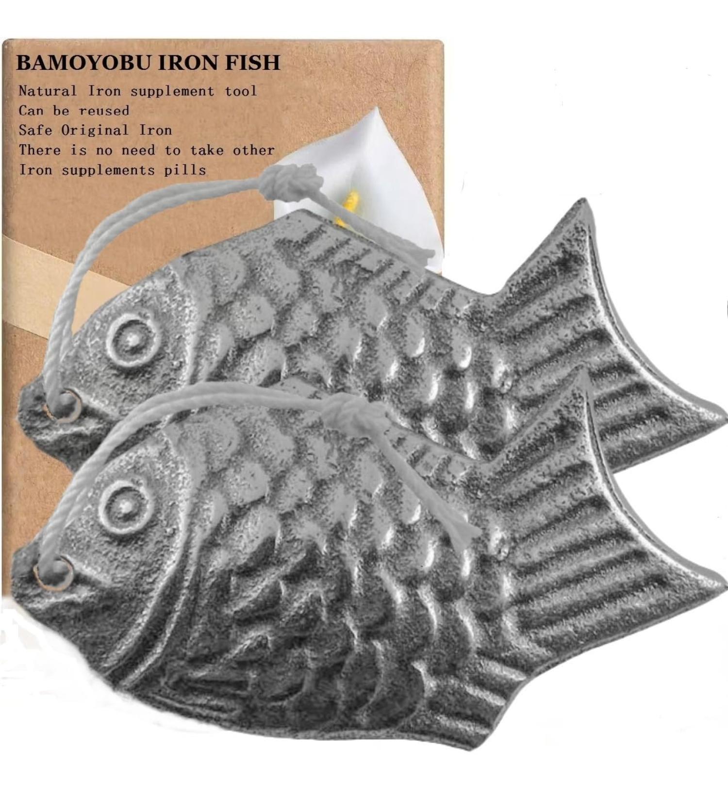Iron Fish 2-Pack Add Natural originalIron to Food & Water Perfect for Vegans Athletes Pregnant Women & Kids Fight Anemia & Iron Deficiency Safely Gift Loved Ones - Buy Online on GoSupps.com