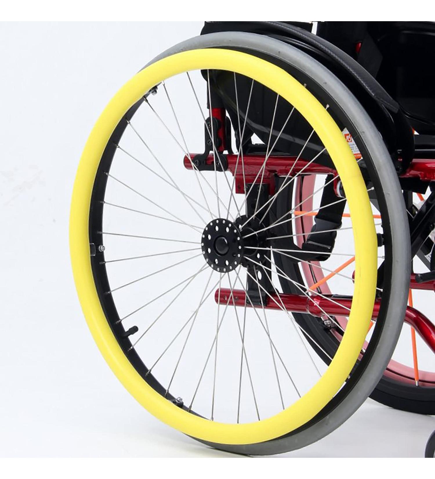 Wheelchair Push Rim Covers Wheelchair Accessories Wear-Resistant Hand Push Cover Wheelchair Rear Wheel Push Protective Cover/Sleeve 24 inch/D - Buy Online on GoSupps.com