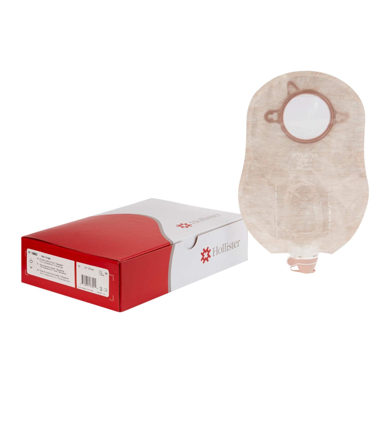 Hollister New Image Urostomy Pouch 2.25 Flange 18903 - 10/box - Buy Online on GoSupps.com