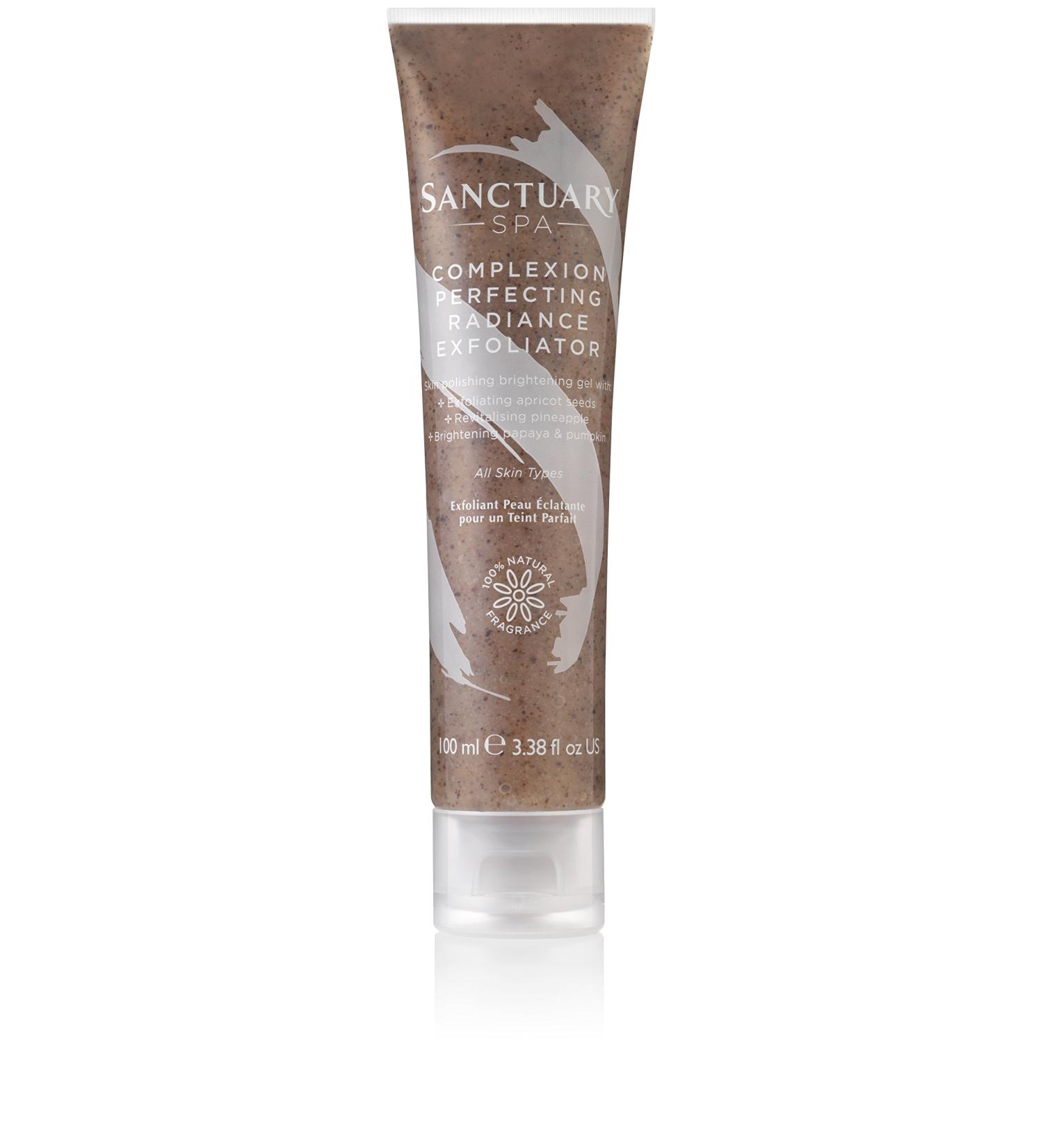 Sanctuary Spa Facial Peeling | Radiance Perfectant with Natural Apricot & Grape Seed - Vegan 100ml - Buy Online on GoSupps.com