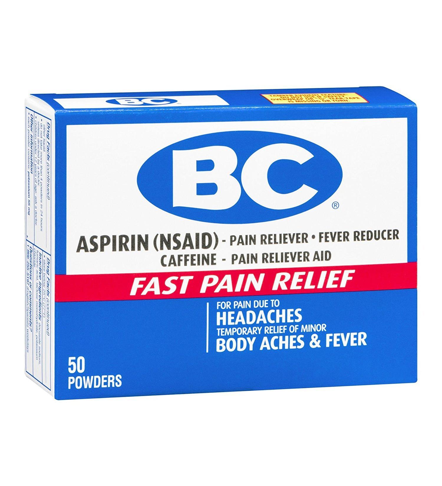 BC Pain Relief Powders 50 Each (Pack of 6)