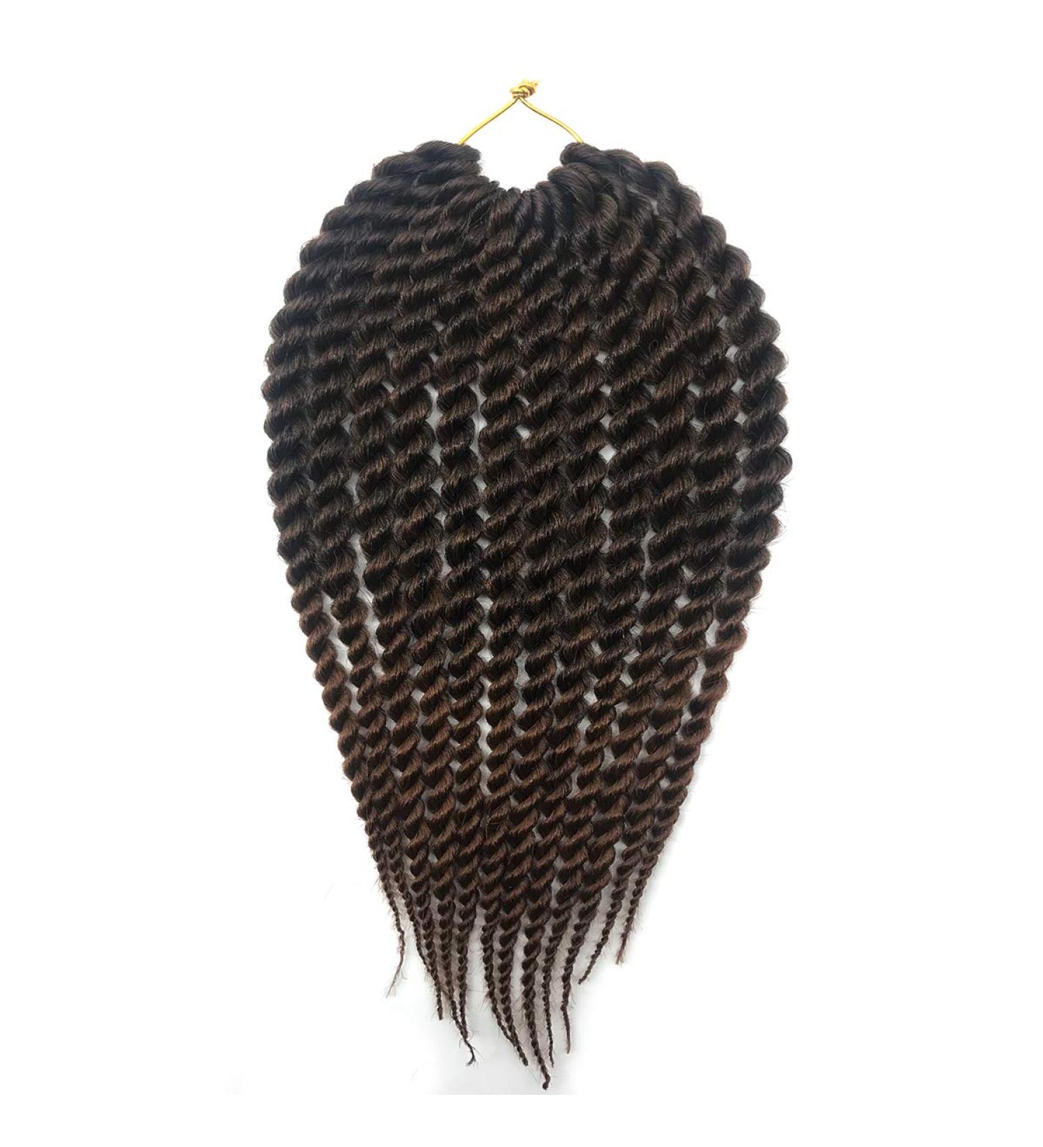 12 Inch Havana Mambo Twist Crochet Braids Ombre Brown Senegalese Twist Braids Hair Extensions Synthetic Twists Braiding Hair (12 Inch 1B/30) 12 Inch #1B/30 - Buy Online on GoSupps.com