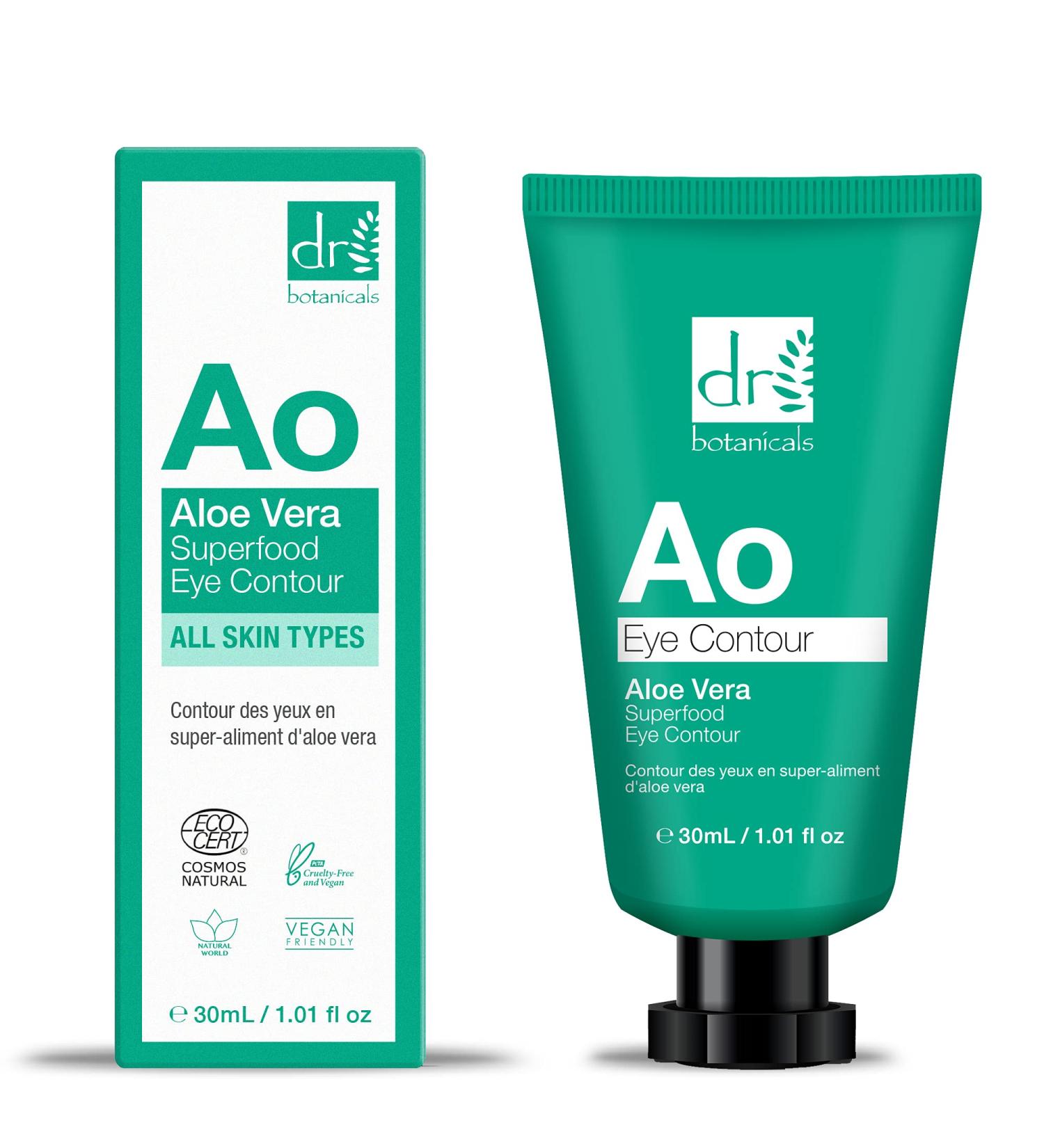 Dr Botanicals Aloe Vera Eye Contour | Hydrating Eye Cream for All Skin Types - International Shipping - Buy Online on GoSupps.com