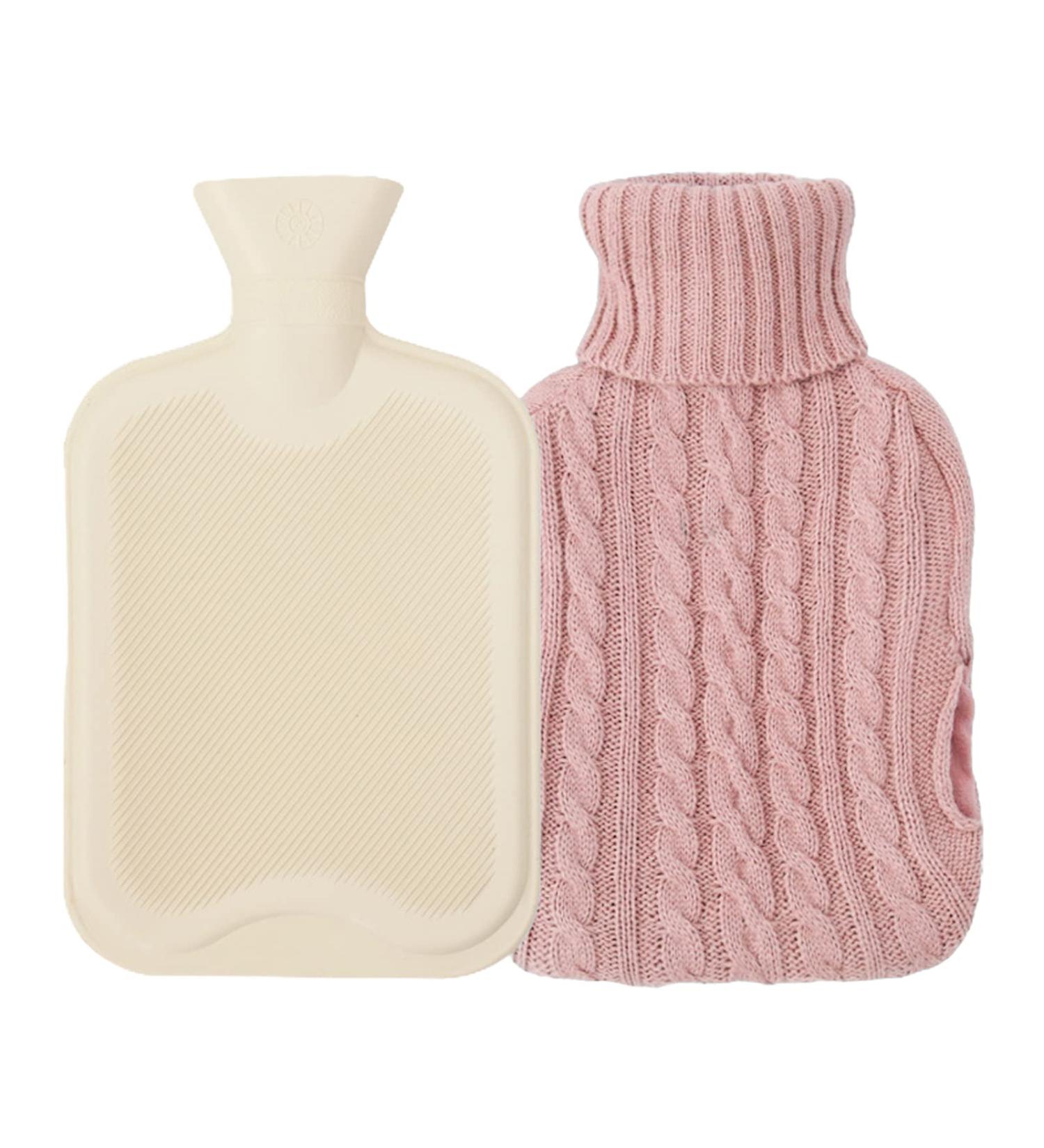 ZEARLY 2L Hot Water Bottle with Knitted Cover - Ideal for Kids Men & Women | Winter Warmth & Comfort - Buy Online on GoSupps.com